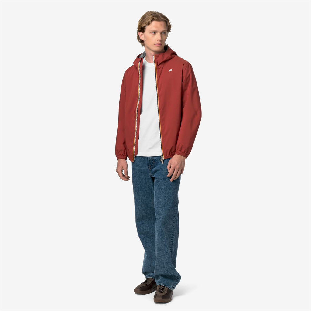 Jackets_Man_JACK STRETCH DOT_Short_Red Dk Chili - Commercial 7