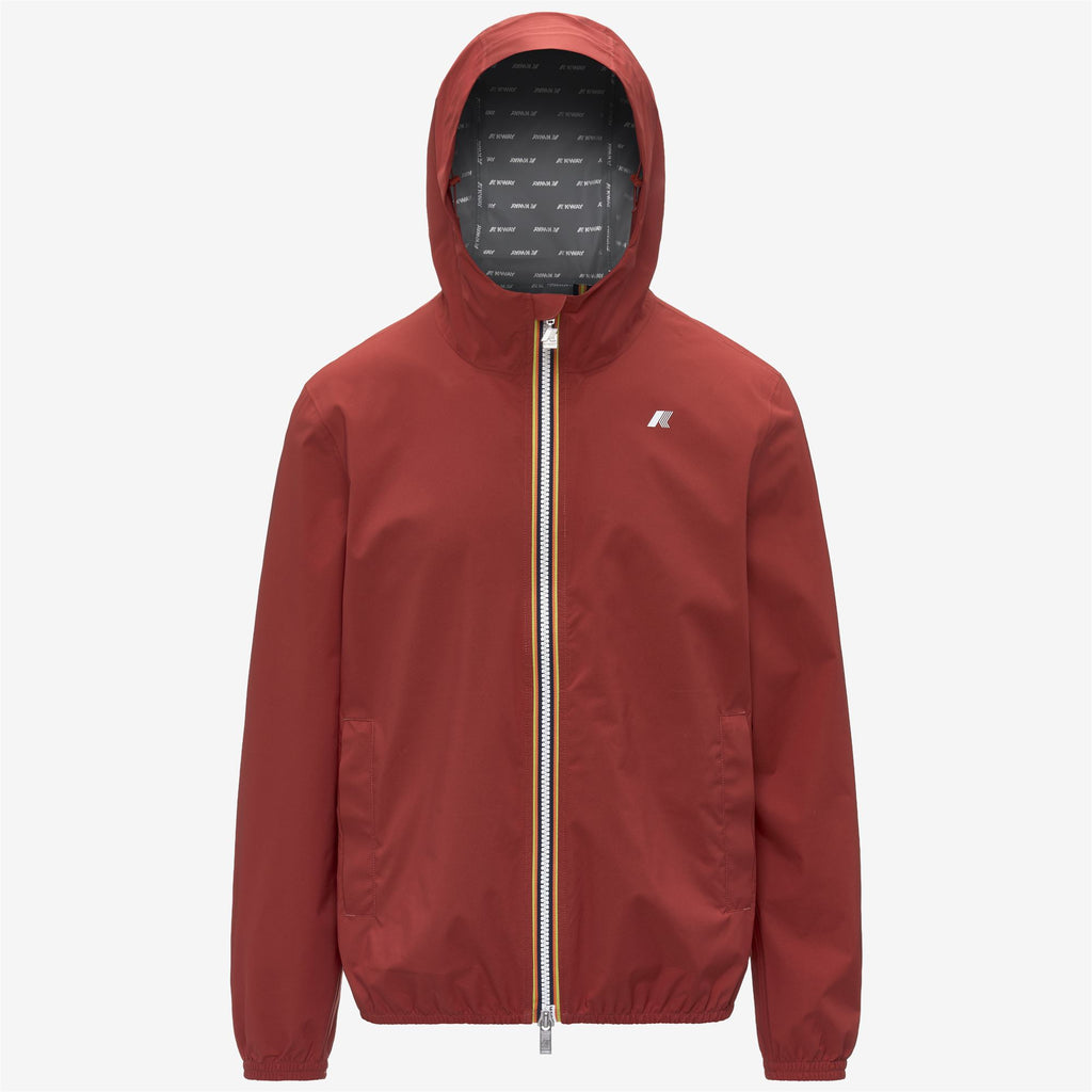 Jackets_Man_JACK STRETCH DOT_Short_Red Dk Chili - Commercial 1