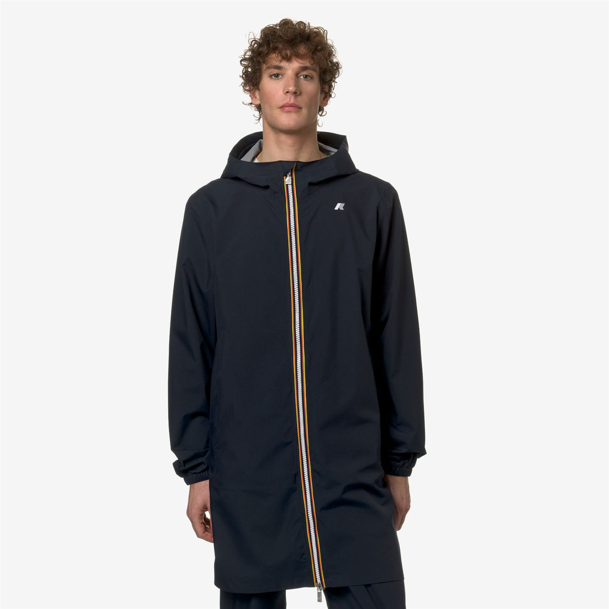 Jackets_MAN_THOMAS STRETCH DOT_3/4 Length_Blue Depth - Commercial 4