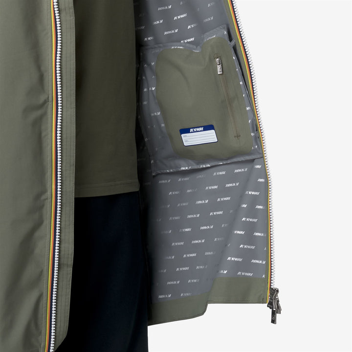 THOMAS STRETCH DOT - Vestes - Longueur 3/4 - Homme - Green Lichen 5