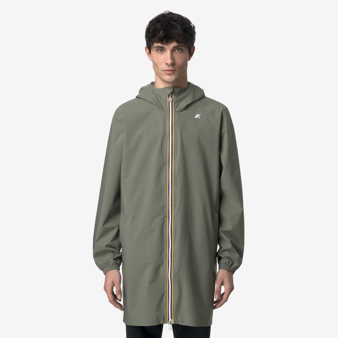 THOMAS STRETCH DOT - Vestes - Longueur 3/4 - Homme - Green Lichen main