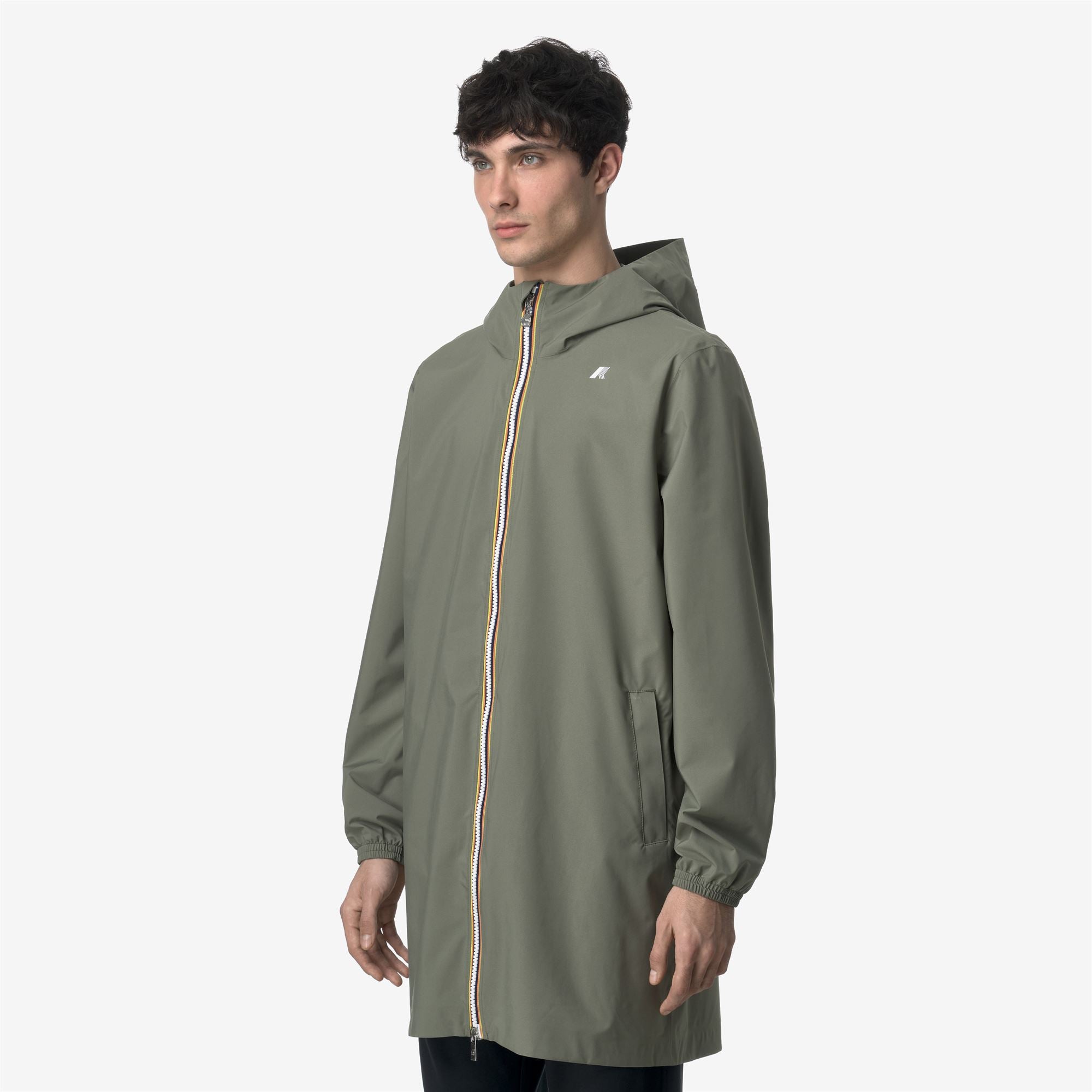 Jackets_MAN_THOMAS STRETCH DOT_3/4 Length_Green Lichen - Commercial 5
