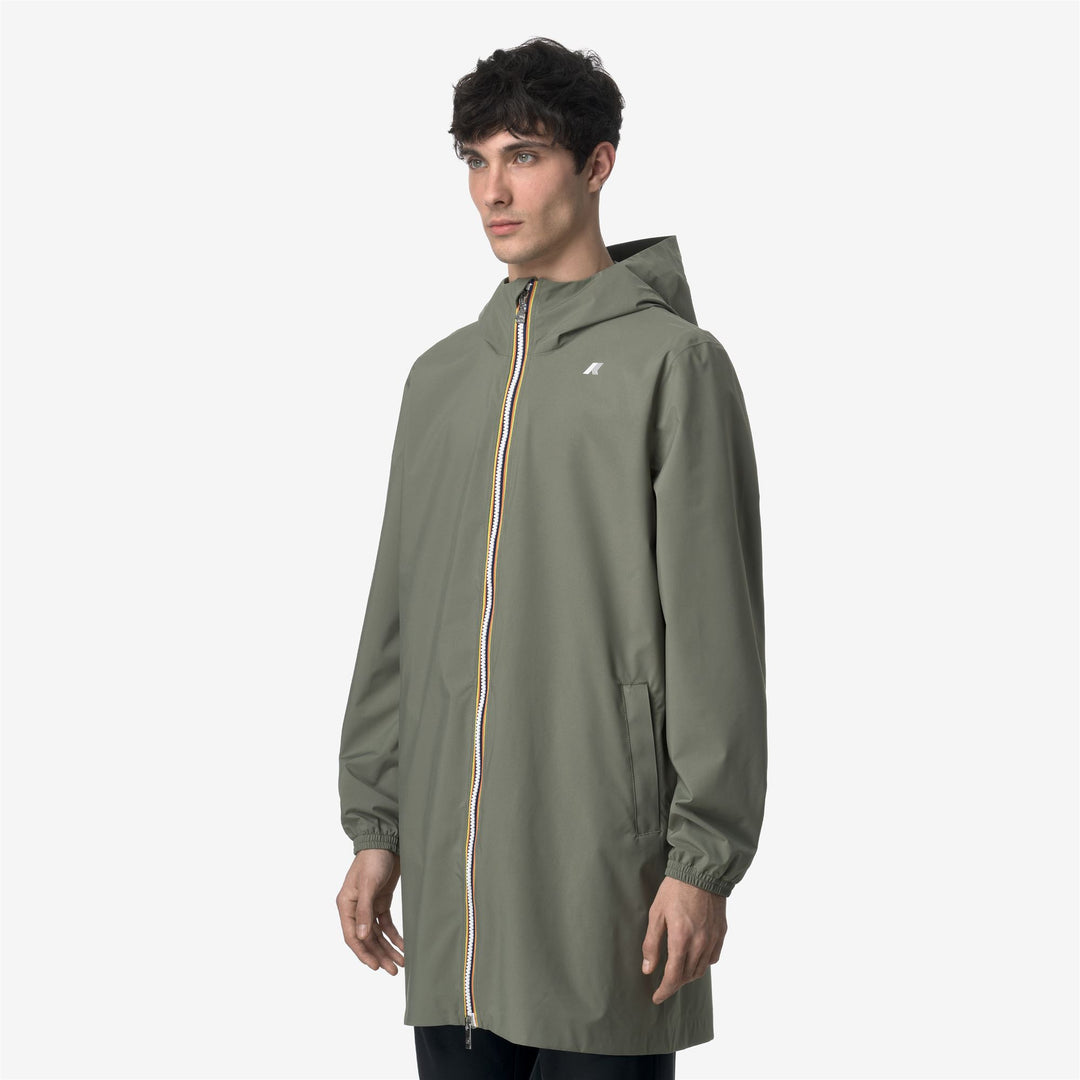 THOMAS STRETCH DOT - Vestes - Longueur 3/4 - Homme - Green Lichen main