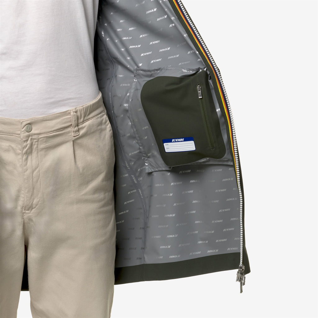 Jackets_MAN_THOMAS STRETCH DOT_3/4 Length_GREEN BLACKISH - Commercial 7