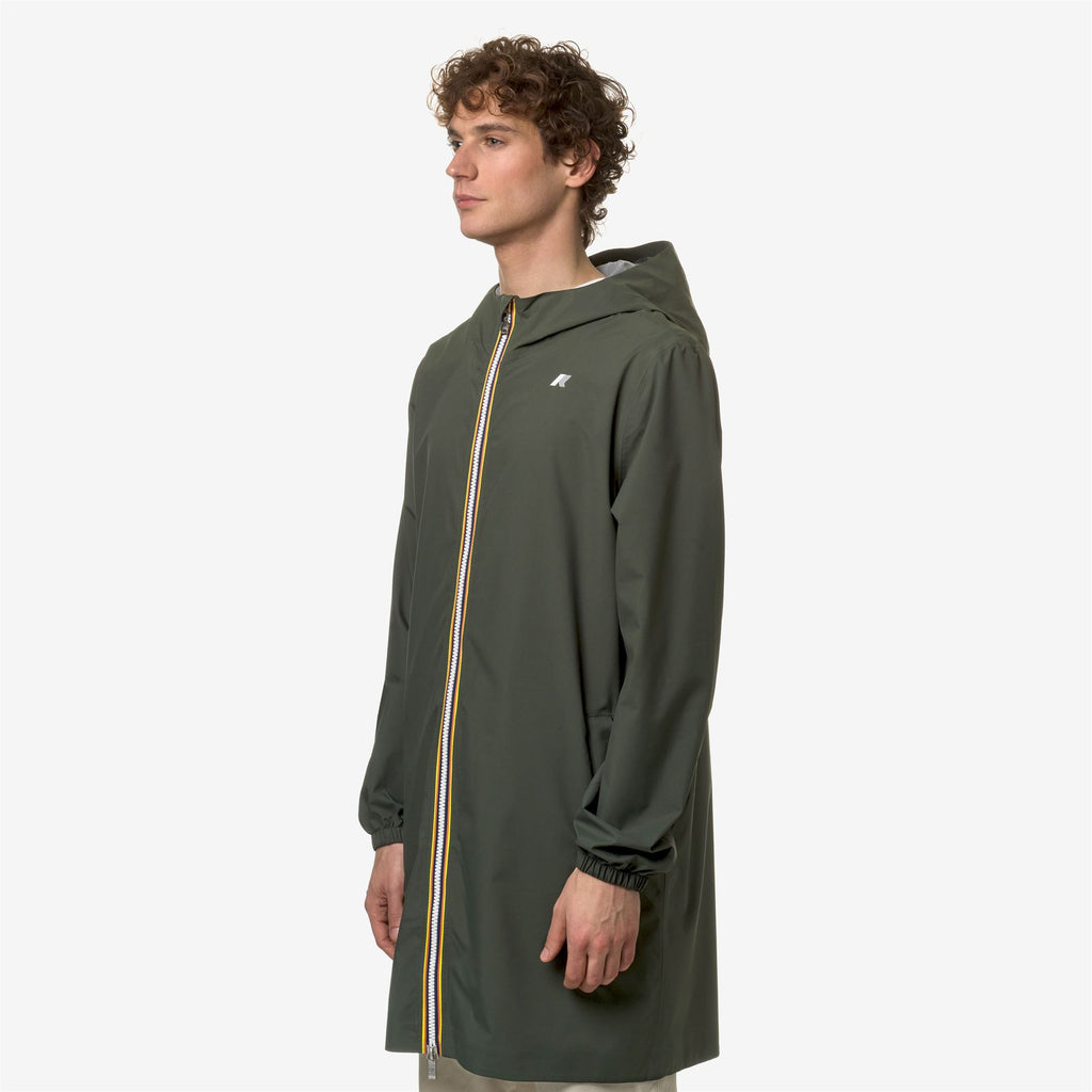 Jackets_MAN_THOMAS STRETCH DOT_3/4 Length_GREEN BLACKISH - Commercial 5