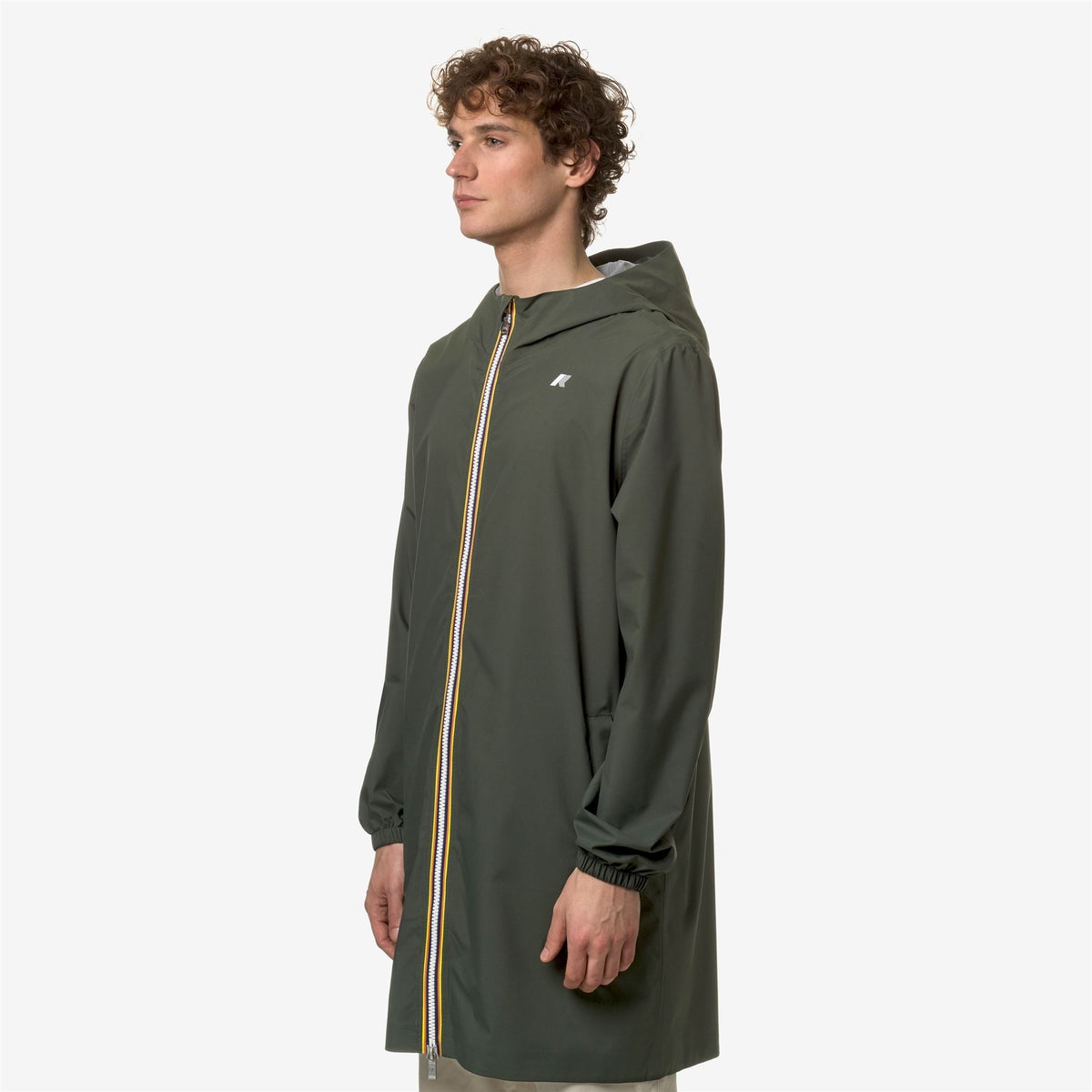 Jackets_MAN_THOMAS STRETCH DOT_3/4 Length_GREEN BLACKISH - Commercial 5