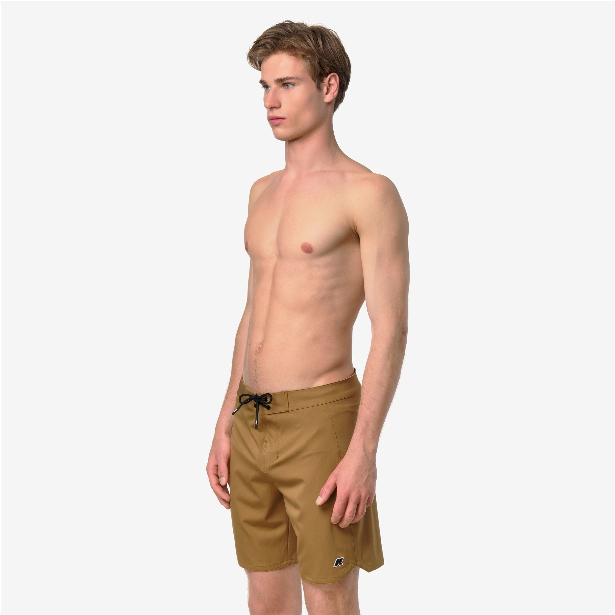 Bathing Suits_Man_HAXLEY BEACH LF_Swimming Trunks_Brown Bistre - Commercial 5