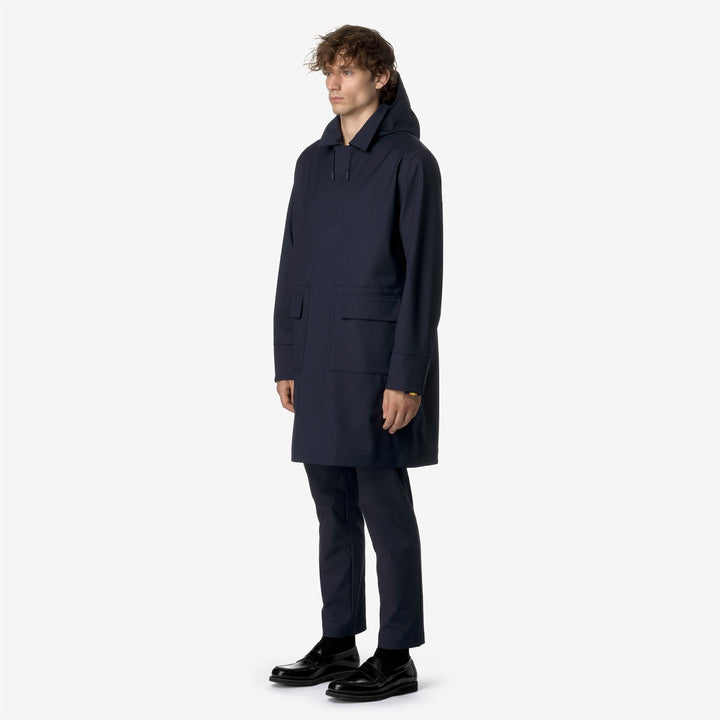POIROL TECH WOOL BLEND - Jackets - 3/4 LENGTH - MAN - BLUE DEPTH