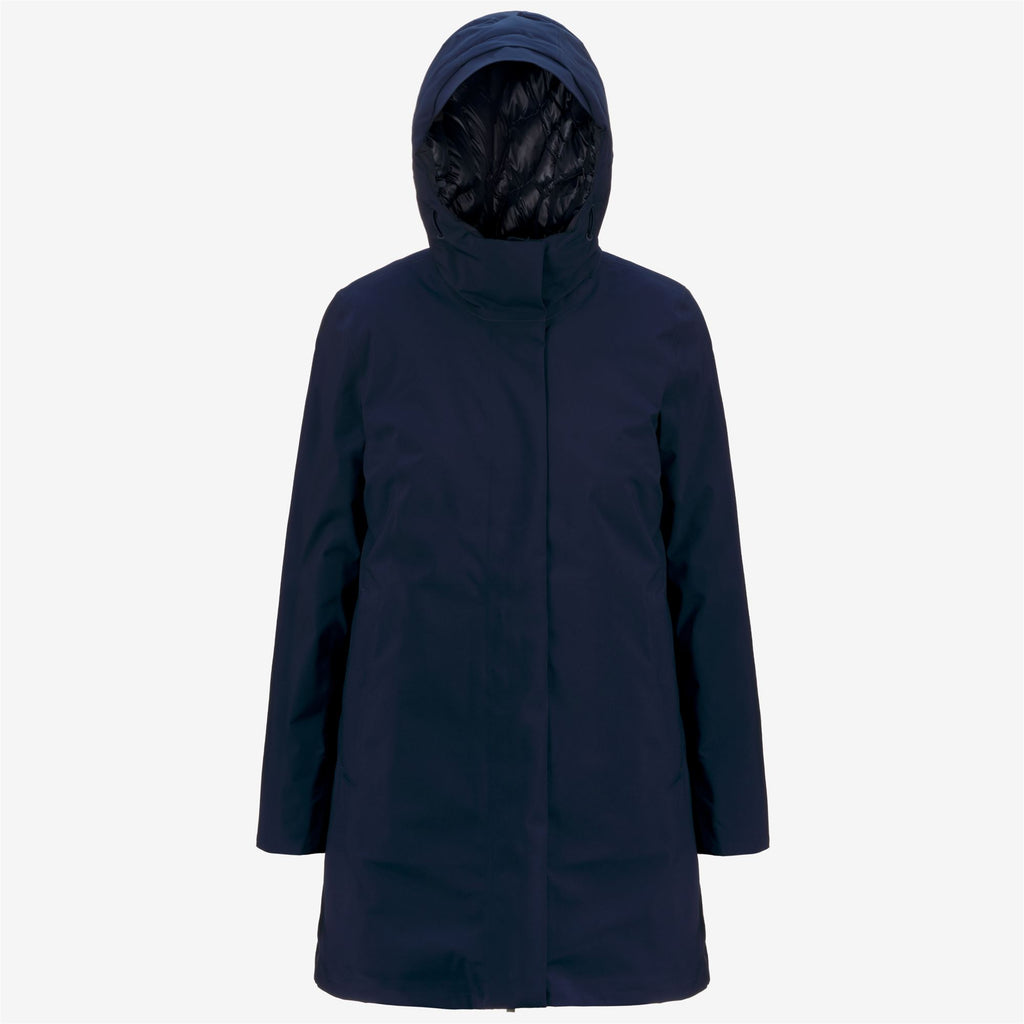 Jackets_WOMAN_MATHIEL BONDED PADDED_3/4 Length_Blue Depth - Blue Depth - Commercial 1