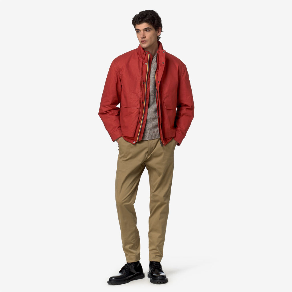 Jackets_Man_CARGI WAX COTTON NYLON_Short_Red Dk Chili - Commercial 7