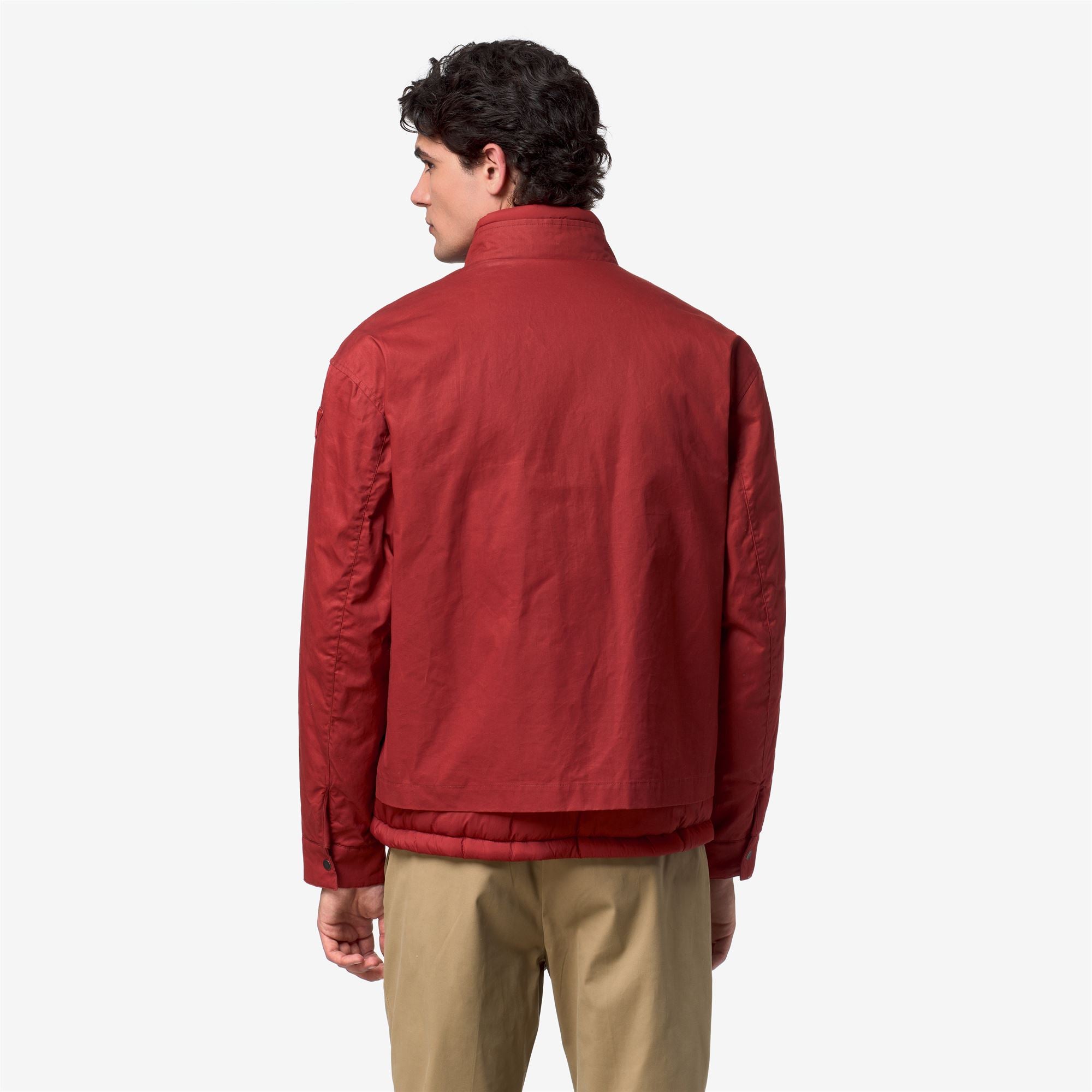 Jackets_Man_CARGI WAX COTTON NYLON_Short_Red Dk Chili - Commercial 6