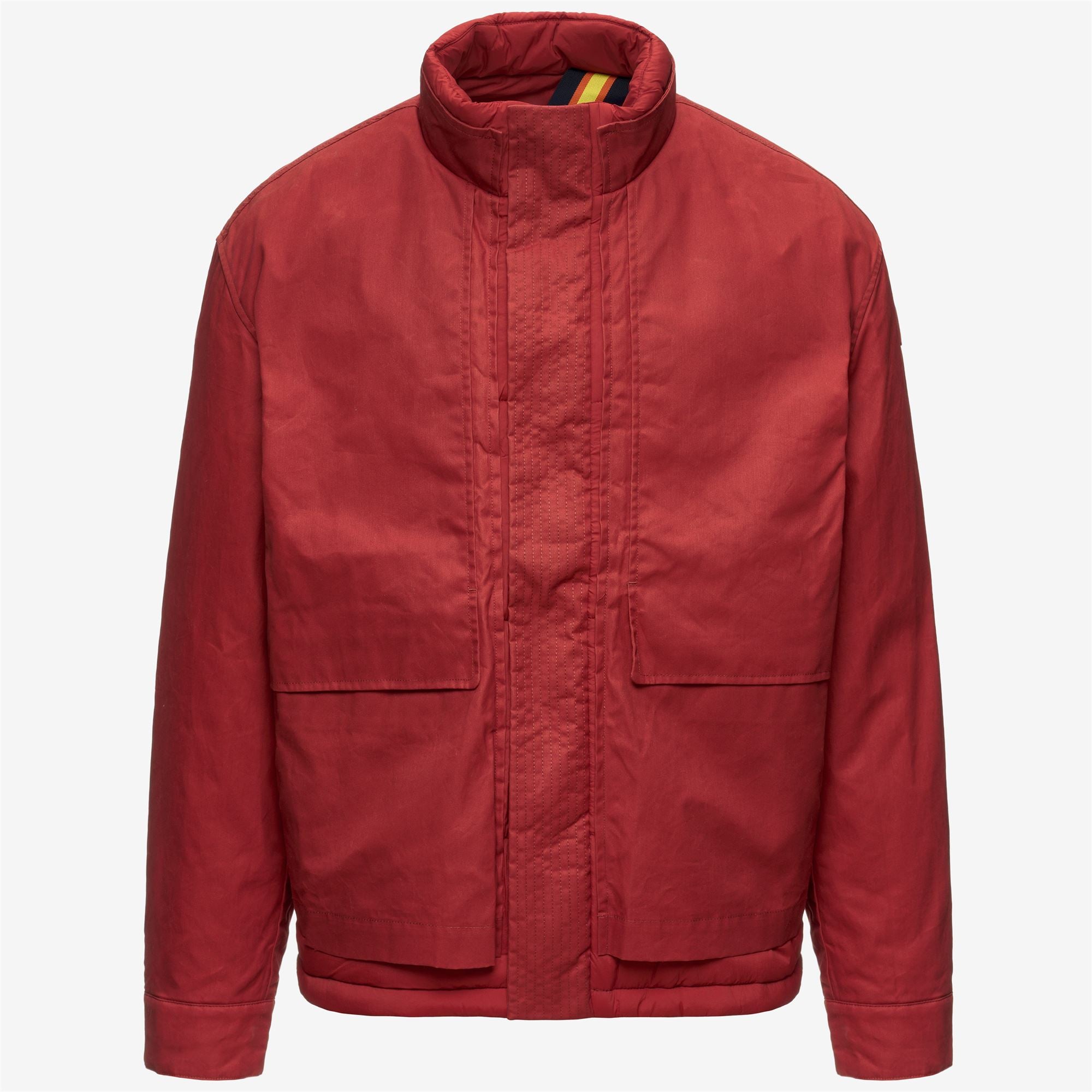 Jackets_Man_CARGI WAX COTTON NYLON_Short_Red Dk Chili - Commercial 1