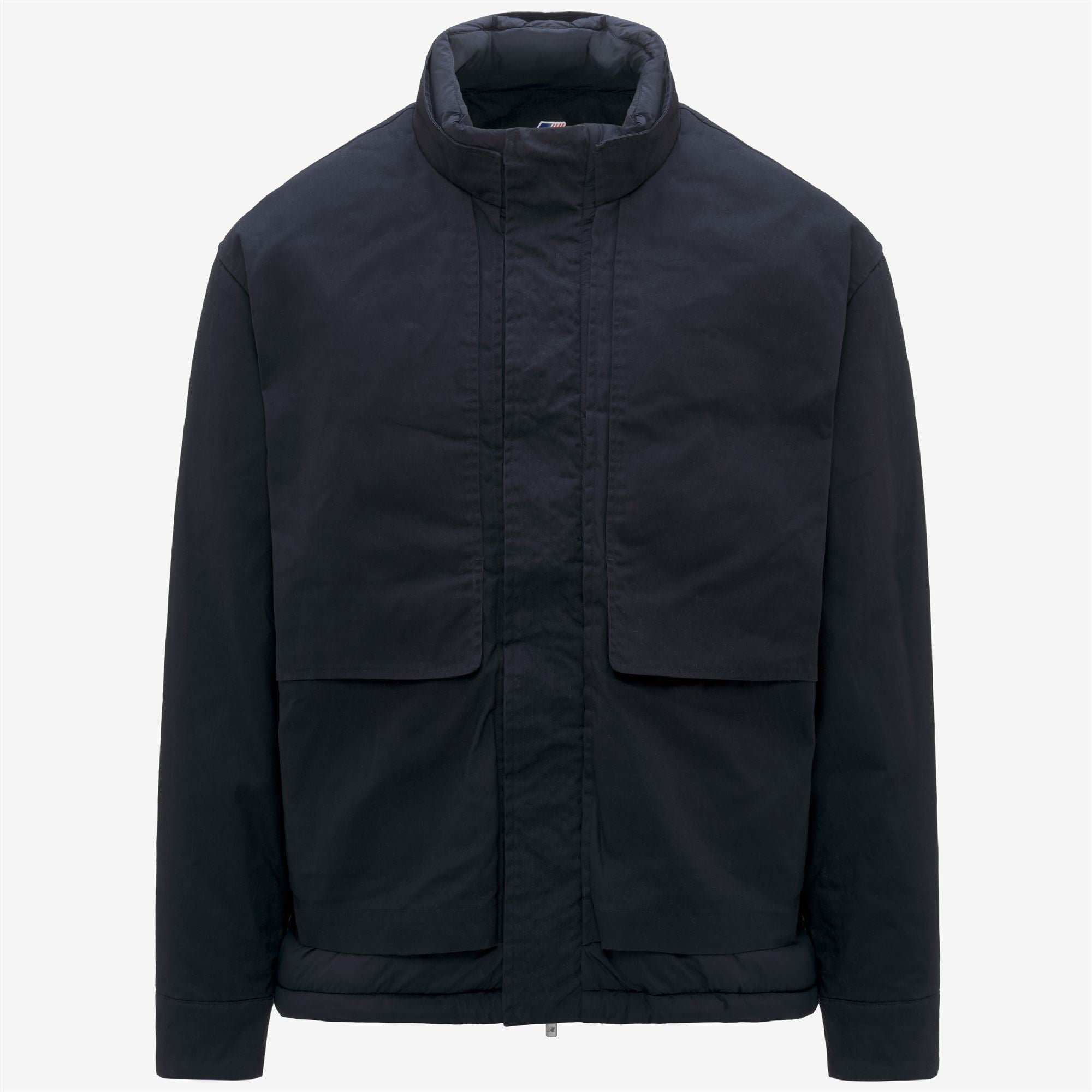 Jackets_Man_CARGI WAX COTTON NYLON_Short_Blue Depth - Commercial 1