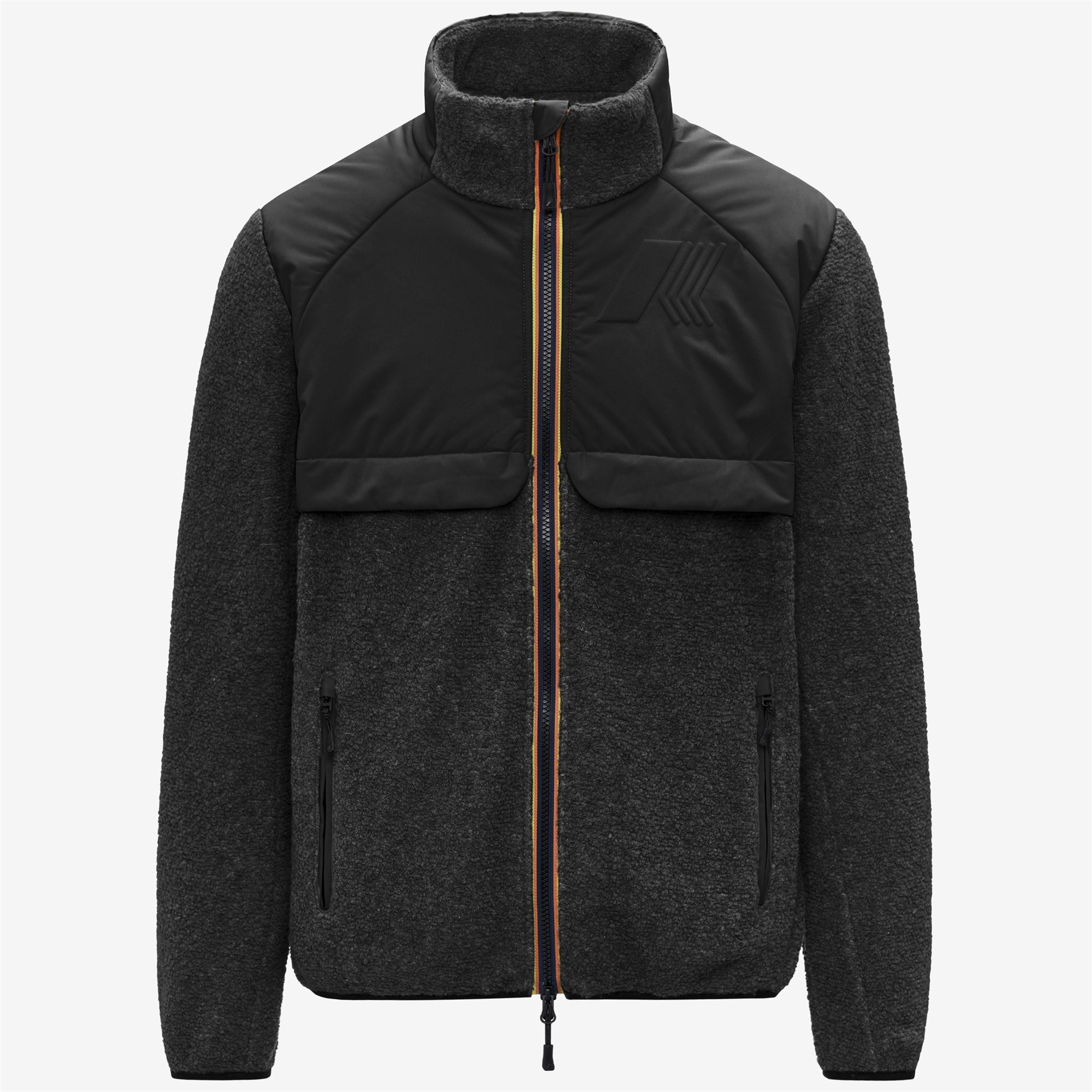 Fleece_MAN_BORNES W POLAR_Jacket_Black Pure - Commercial 1