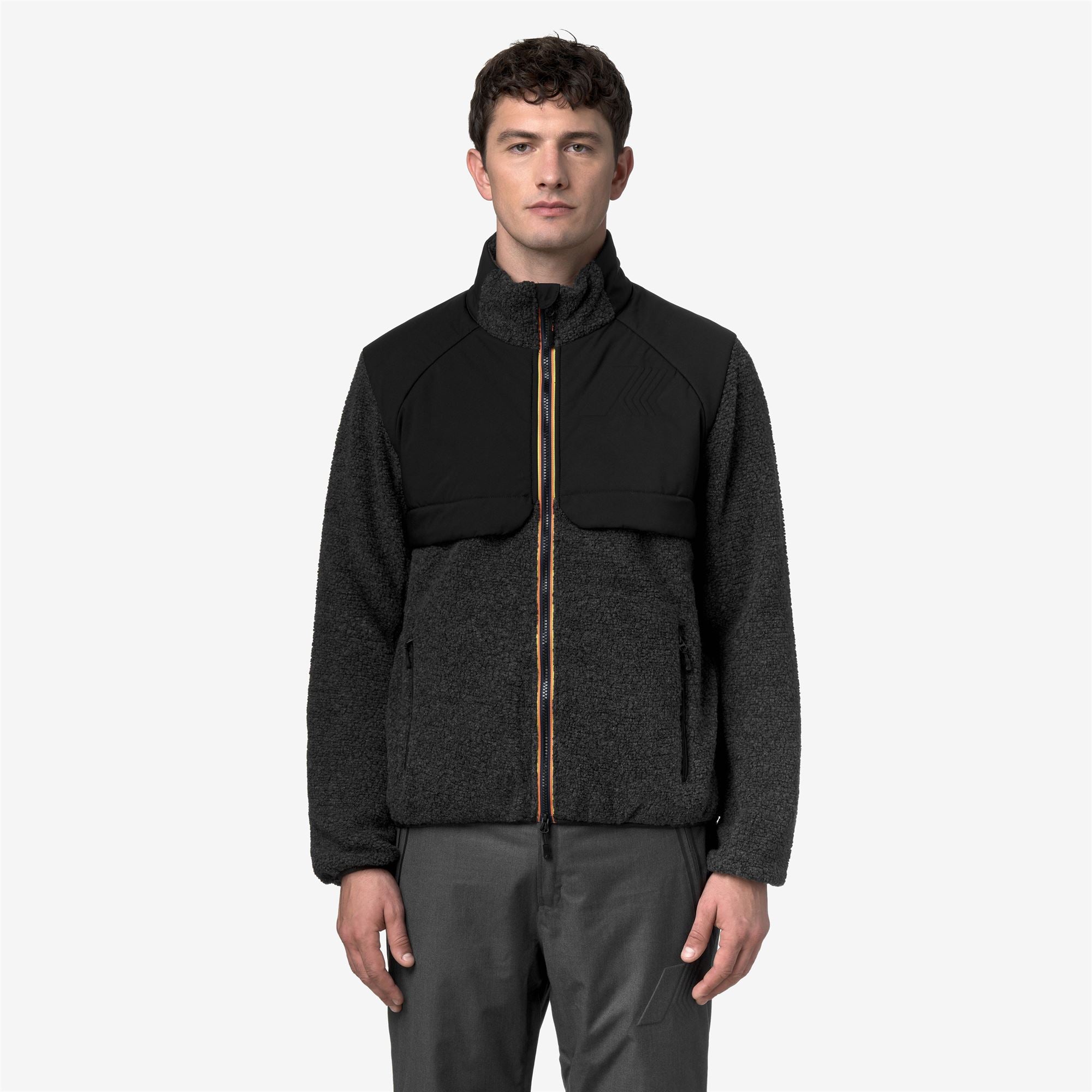 Fleece_MAN_BORNES W POLAR_Jacket_Black Pure - Commercial 4