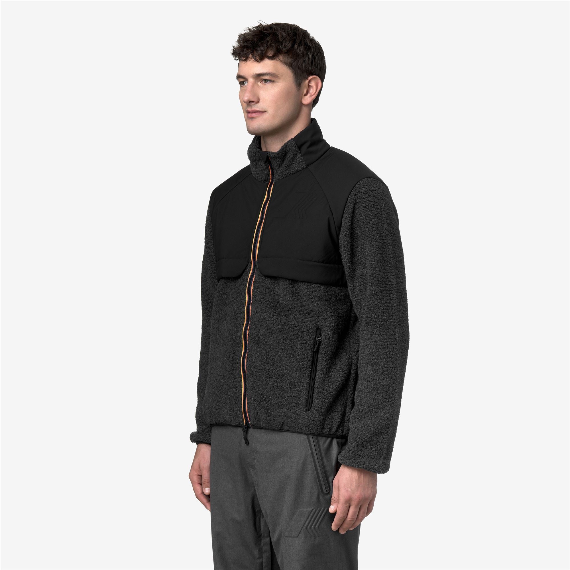 Fleece_MAN_BORNES W POLAR_Jacket_Black Pure - Commercial 5