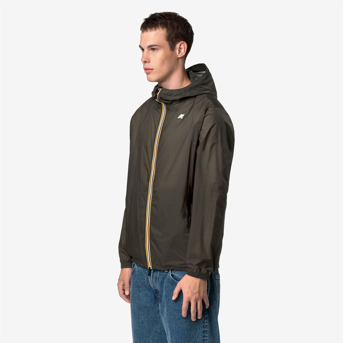 Jackets_Unisex_CLEON NYLON RIPSTOP CITADIUM_Short_GREEN BLACKISH - Commercial 5