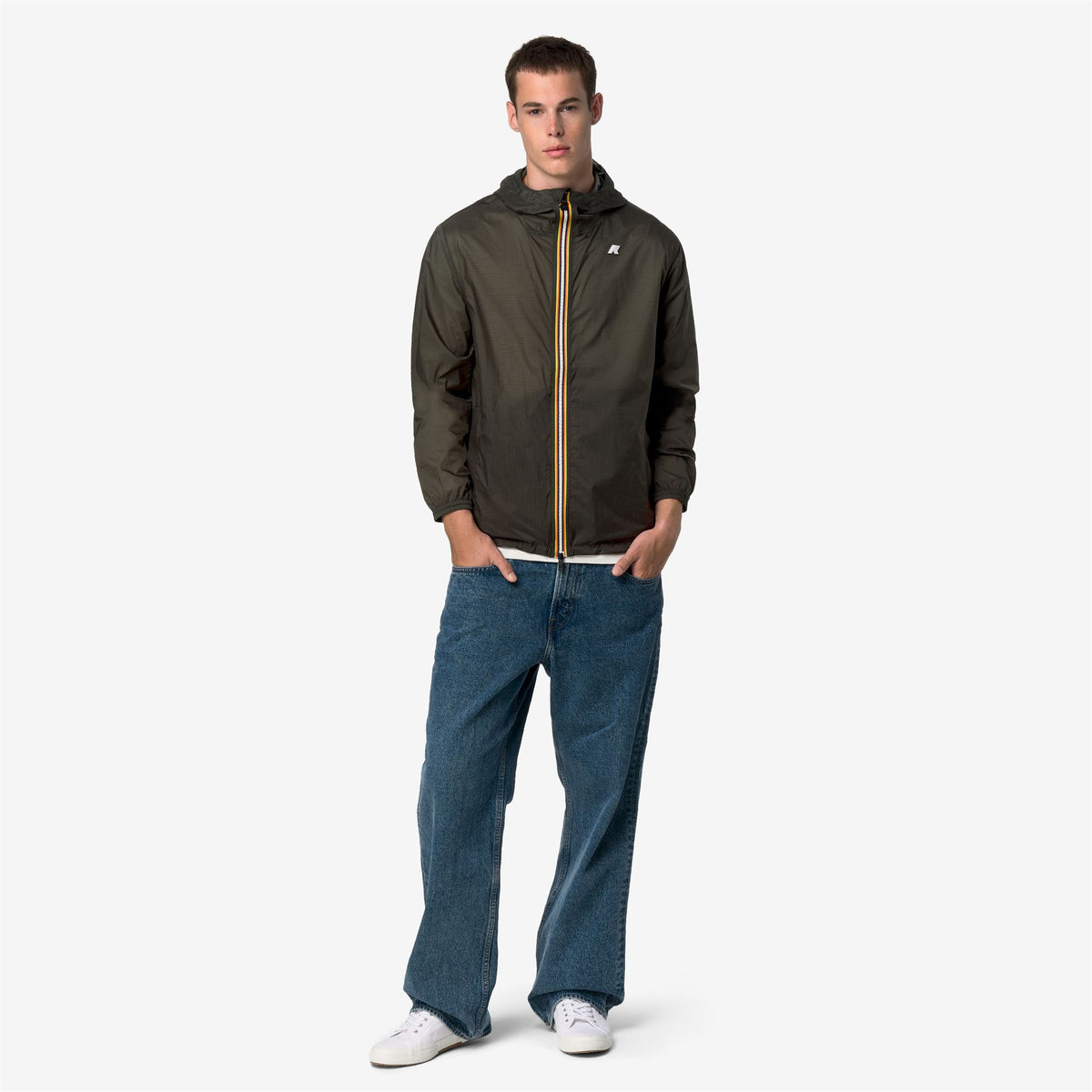 Jackets_Unisex_CLEON NYLON RIPSTOP CITADIUM_Short_GREEN BLACKISH - Commercial 7
