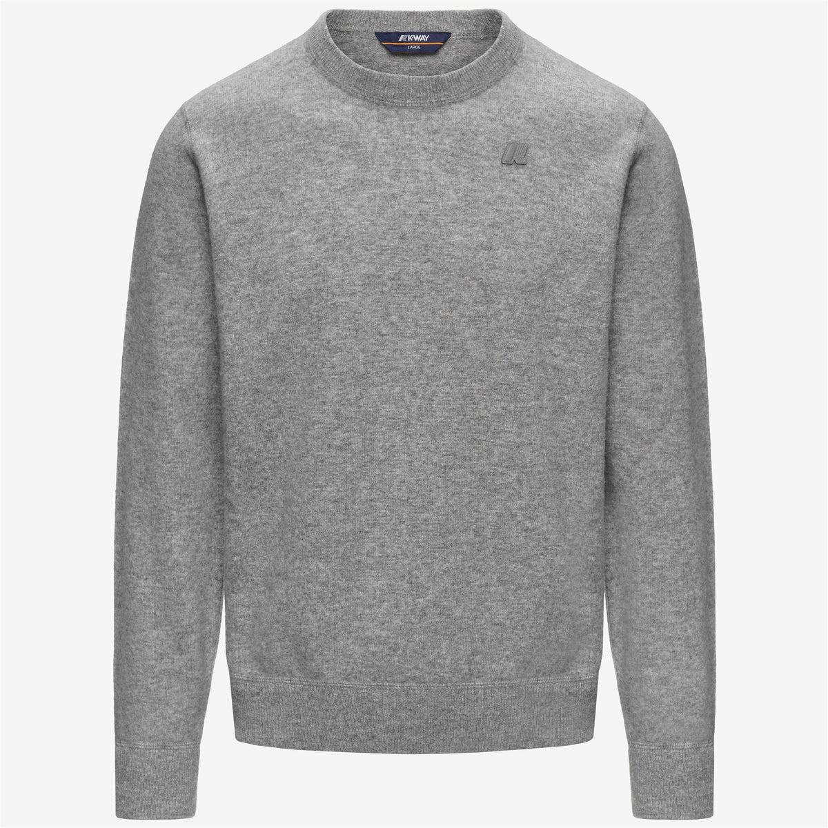 Knitwear_Man_SEBASTIEN FLEECE STITCH_Pull Over_Grey Md - Commercial 1