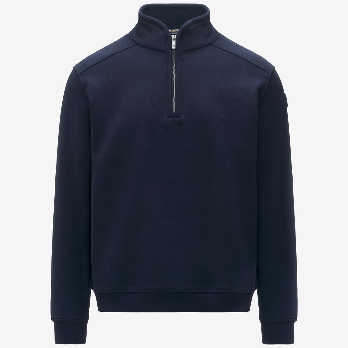 Fleece_Man_AUBIE COTTON CASHMERE_Jumper_Blue Depth - Commercial 1