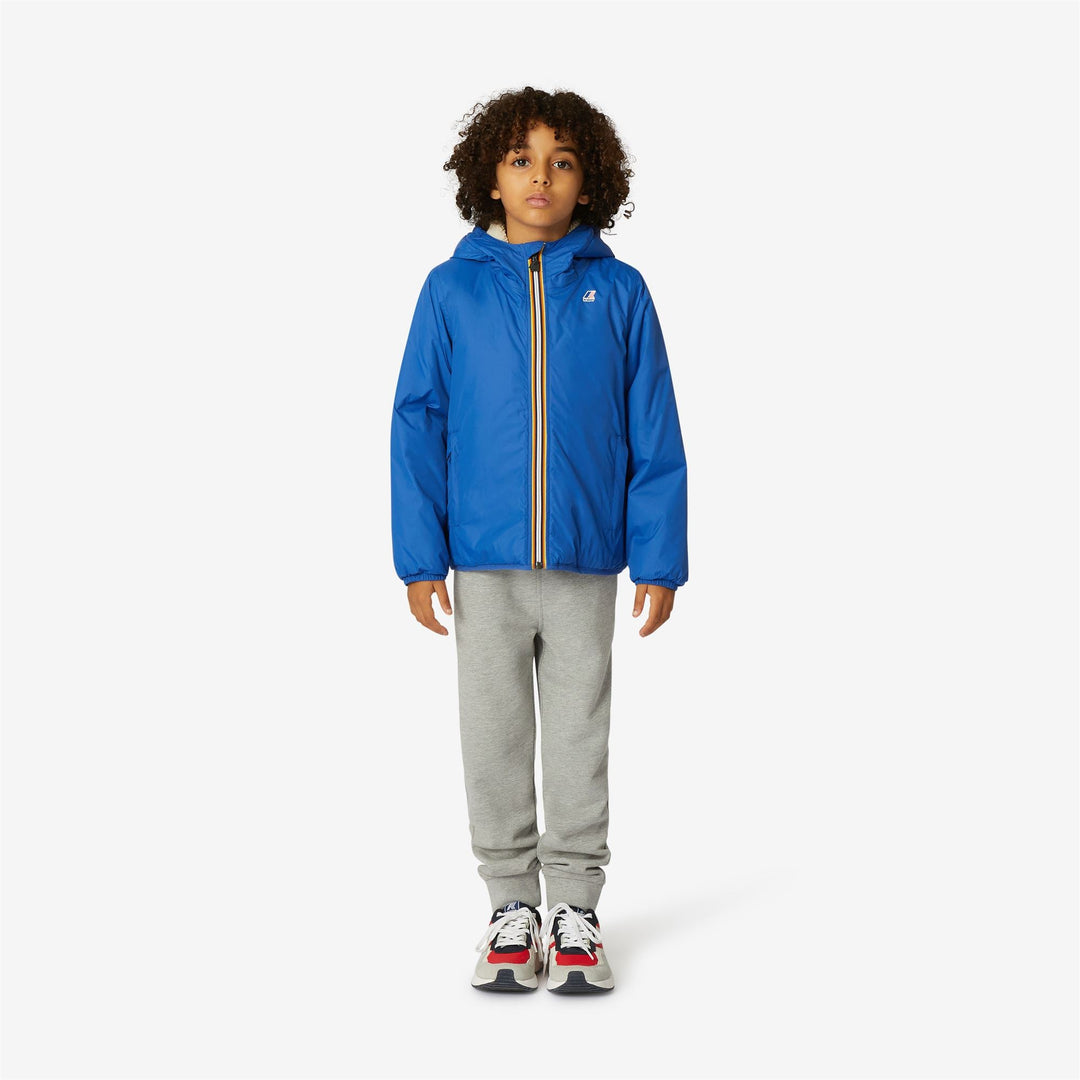 P. LE VRAI 3.0 CLAUDE ORSETTO - Jackets - Mid - KID UNISEX - ECRU-BLUE ROYAL MARINE