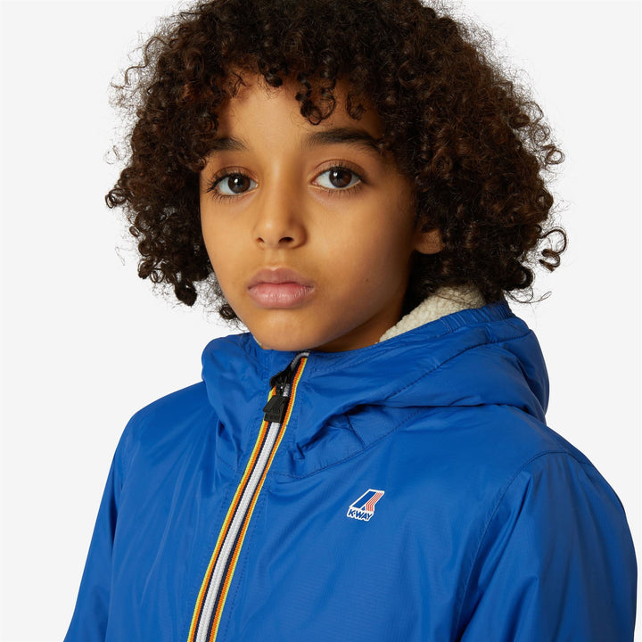 P. LE VRAI 3.0 CLAUDE ORSETTO - Jackets - Mid - KID UNISEX - ECRU-BLUE ROYAL MARINE