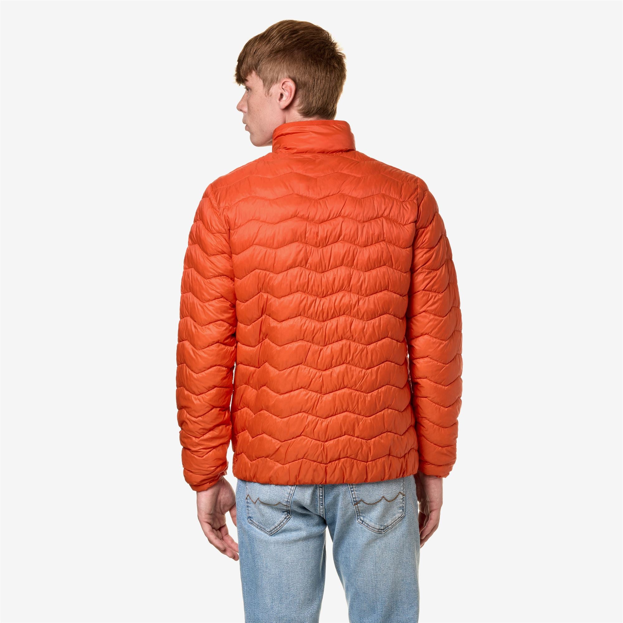 Jackets_Man_VALENTINE QUILTED WARM_Short_Orange Pumpkin - Commercial 6