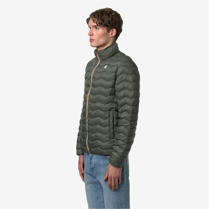 VALENTINE QUILTED WARM - Jackets - Short - MAN - GREEN BLACKISH