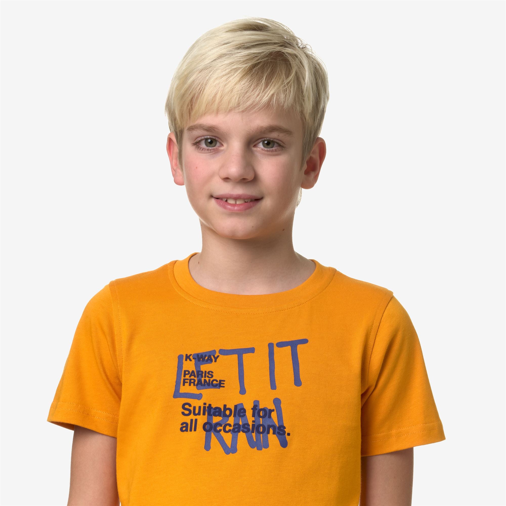 T-Shirts & Top_Boy_P. ODOM LET IT RAIN_T-Shirt_Orange Md - Commercial 7