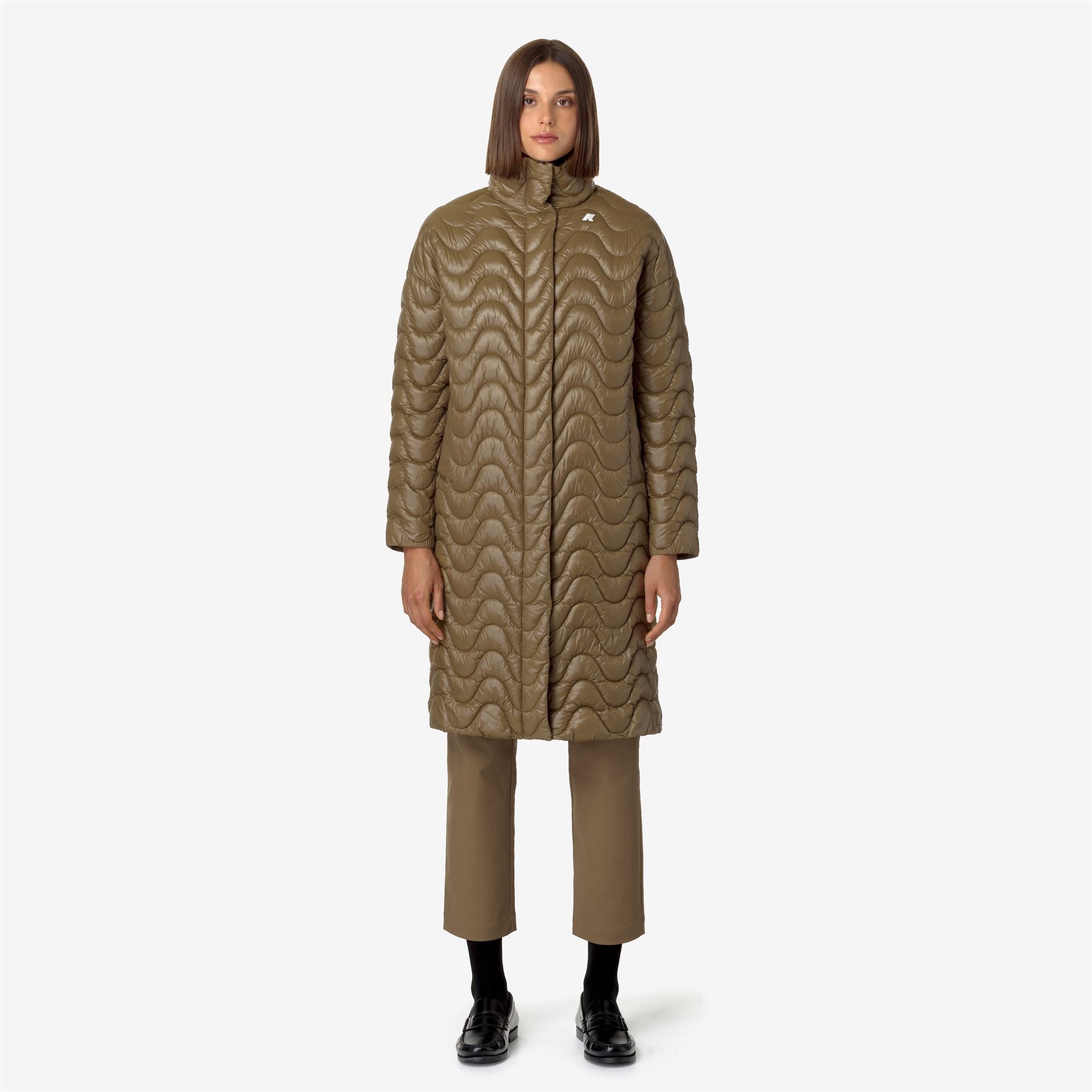 Jackets_WOMAN_SONJA QUILTED WARM_Long_Brown Corda - Commercial 4