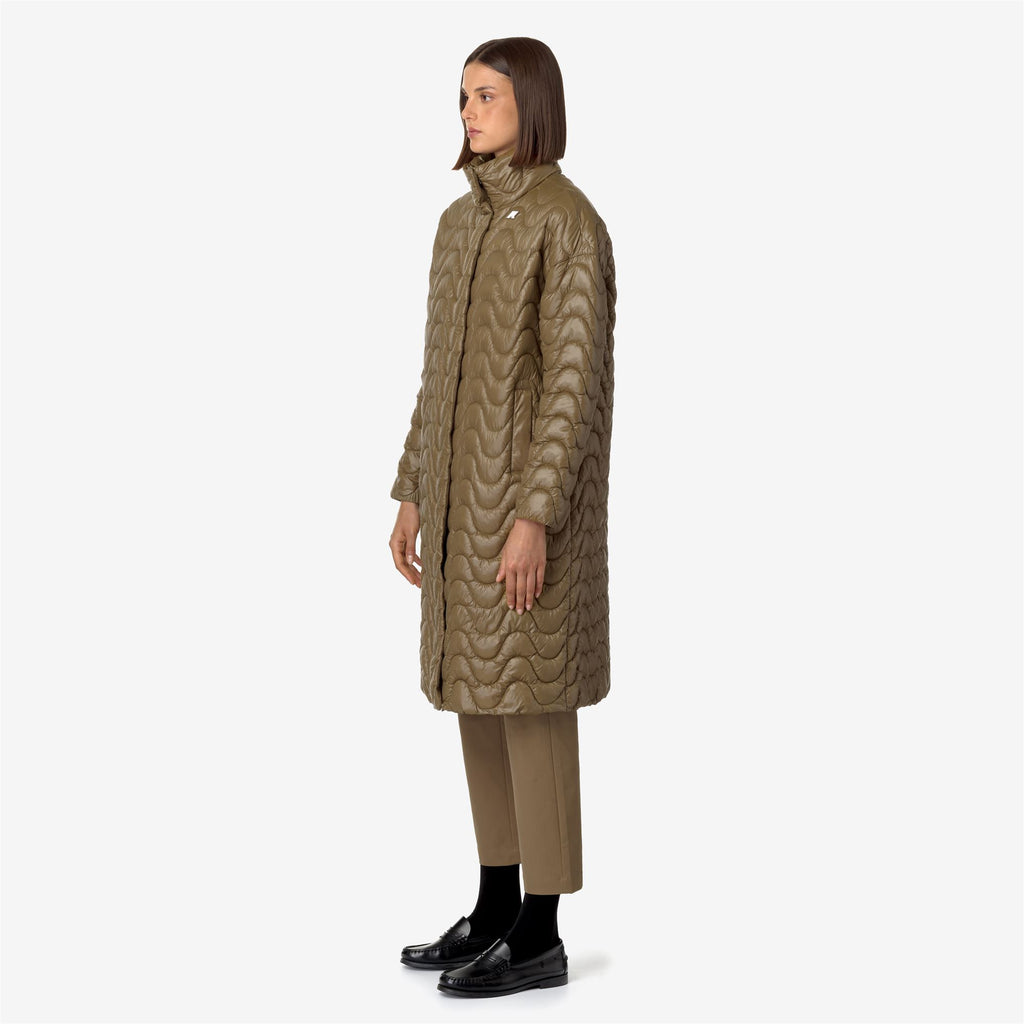 Jackets_WOMAN_SONJA QUILTED WARM_Long_Brown Corda - Commercial 5