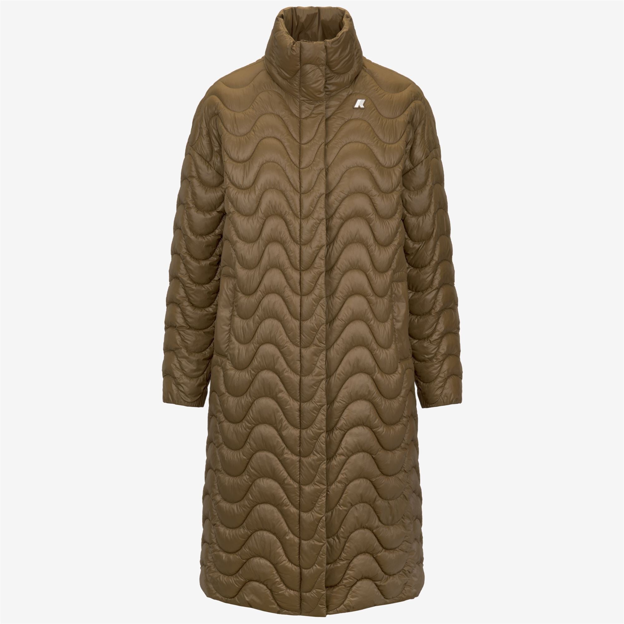 Jackets_WOMAN_SONJA QUILTED WARM_Long_Brown Corda - Commercial 1