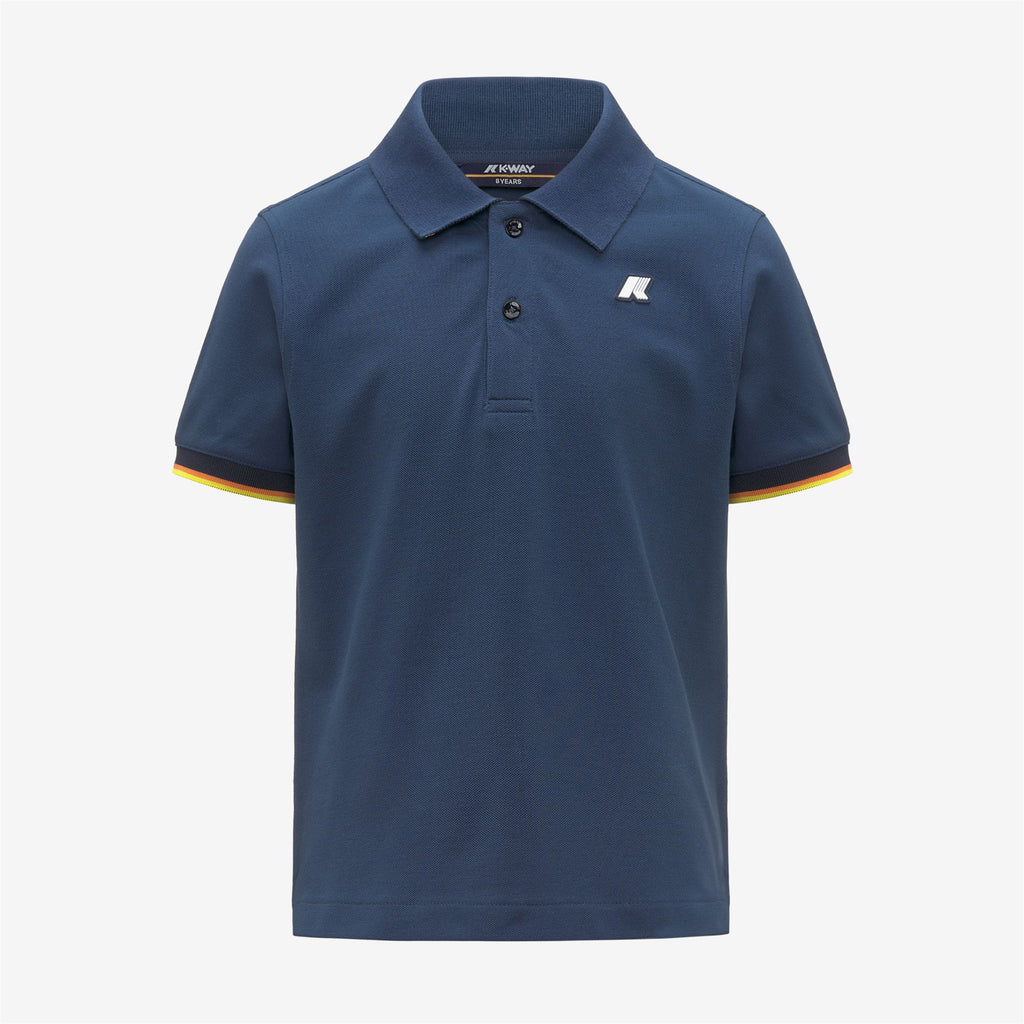 Polo Shirts_Boy_P. VINCENT PIQUE_Polo_Blue Insignia - Commercial 1