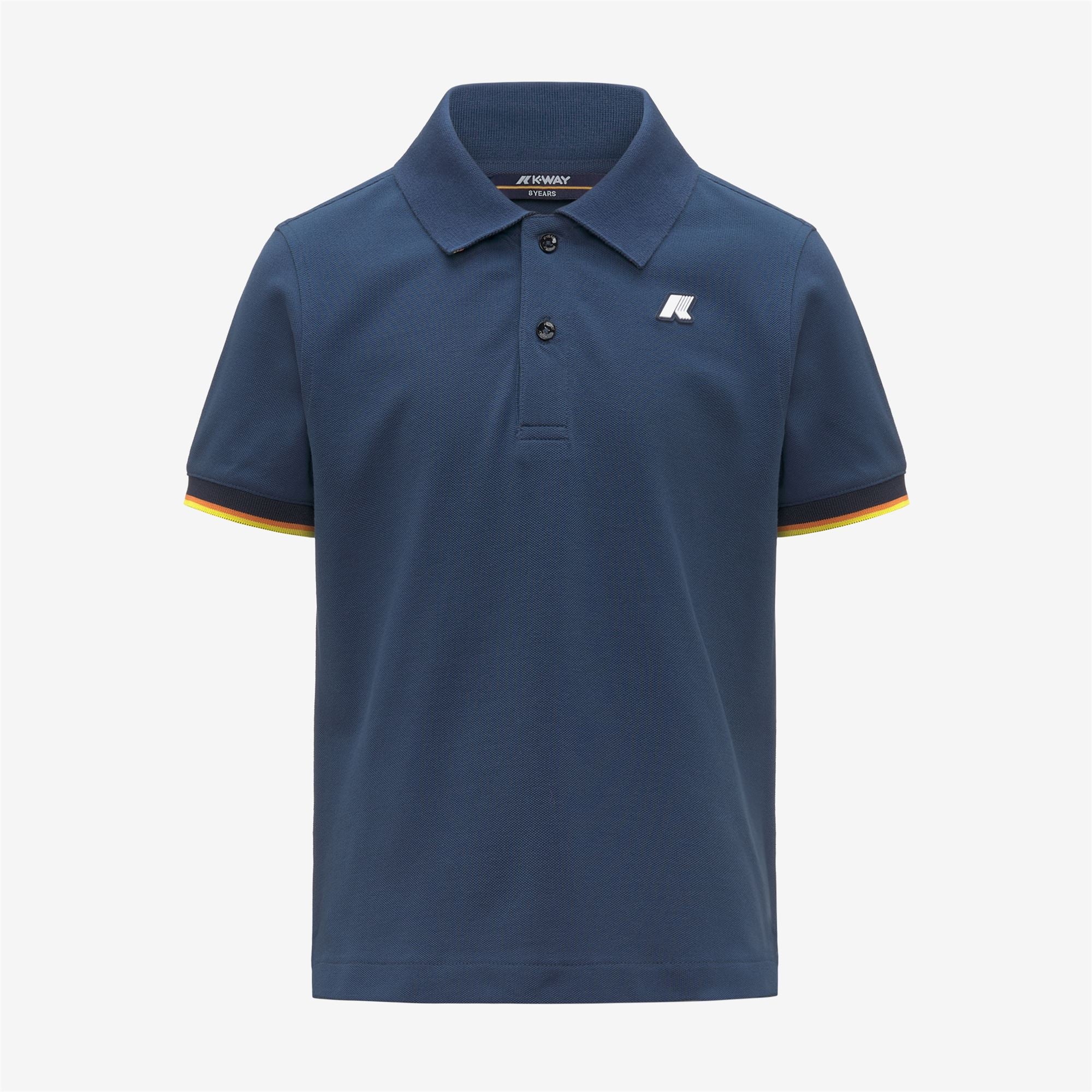 Polo Shirts_Boy_P. VINCENT PIQUE_Polo_Blue Insignia - Commercial 1