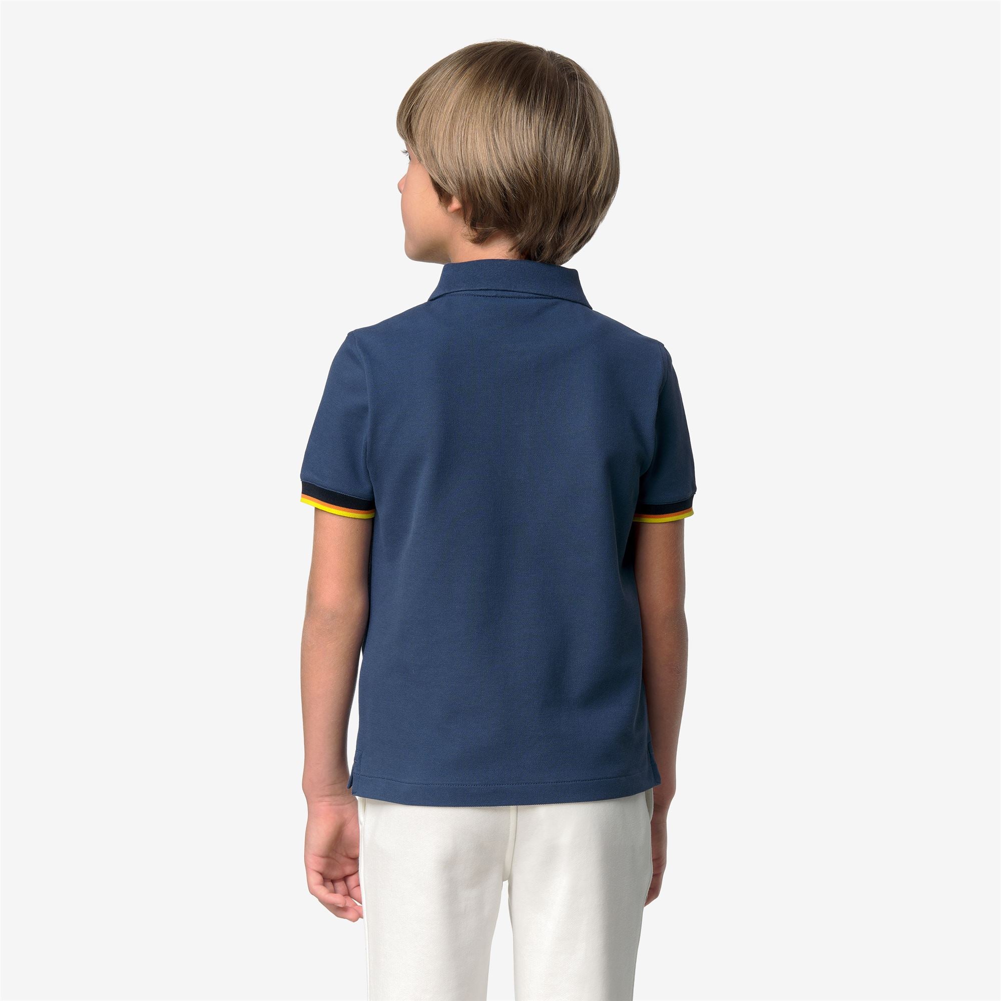 Polo Shirts_Boy_P. VINCENT PIQUE_Polo_Blue Insignia - Commercial 6