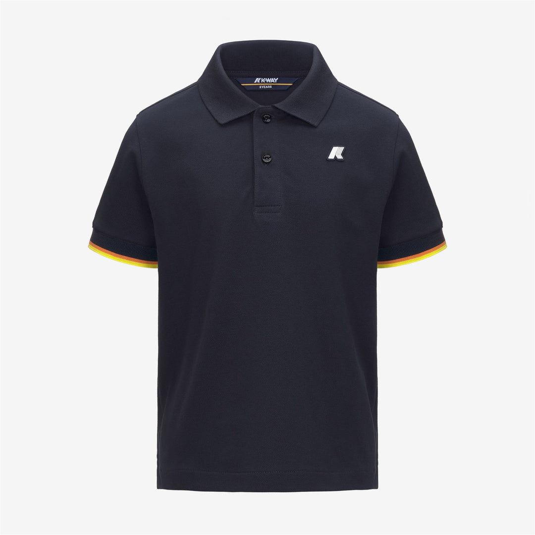 P. VINCENT PIQUE - Polos - Polo - Garçon - Blue Depth 01