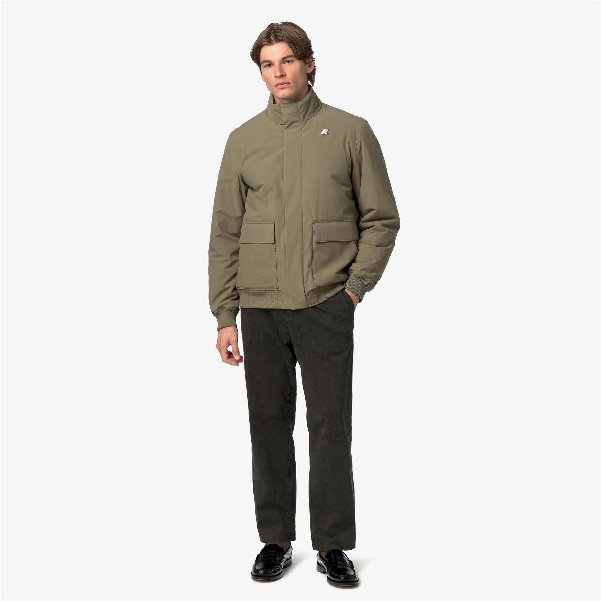 Jackets_Man_HERVE ST WARM_Mid_Green Army - Commercial 7