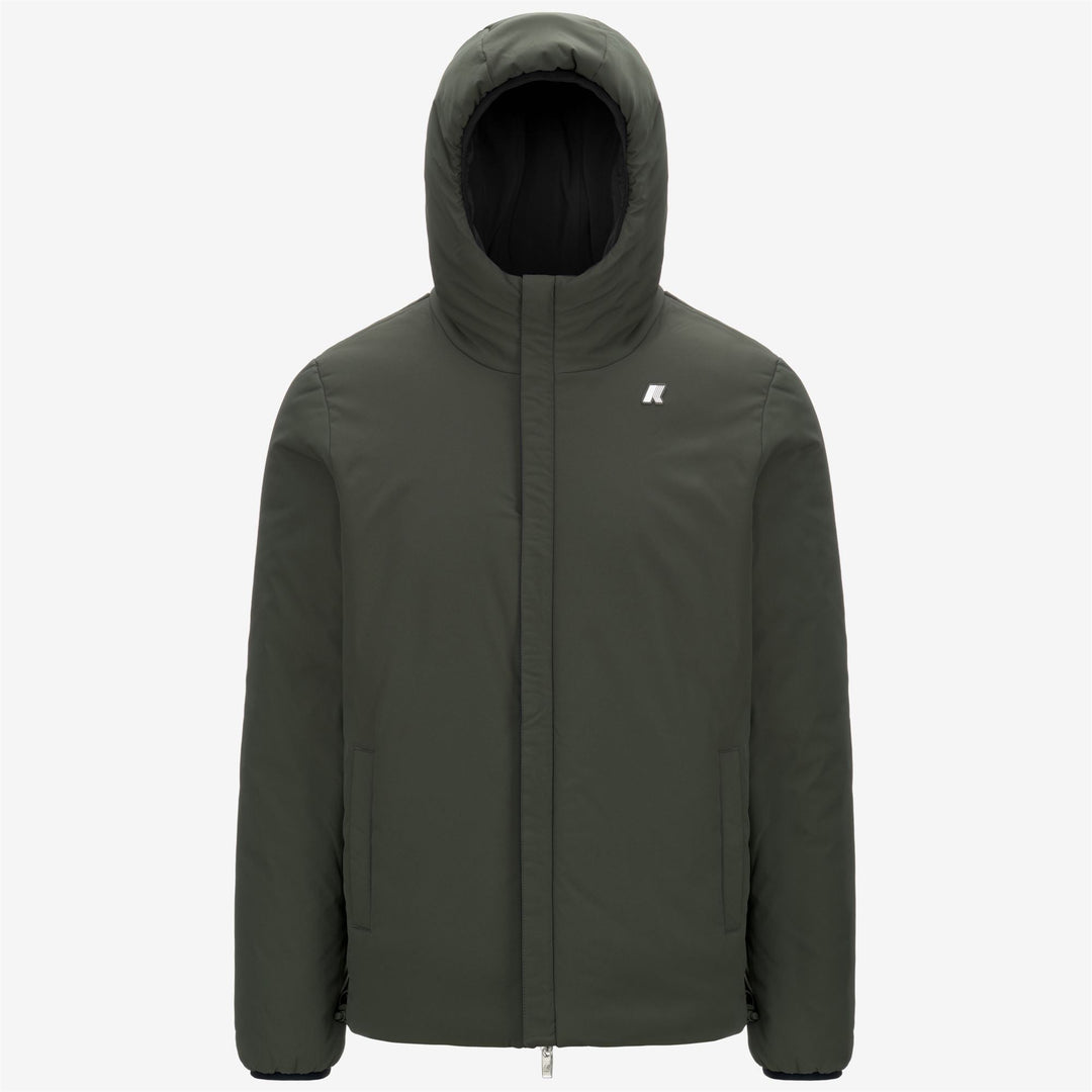 JACK ST WARM REVERSIBLE - Jackets - Short - MAN - BLACK PURE-GREEN BLACKISH main