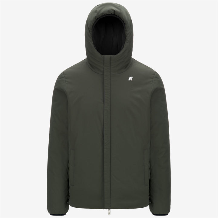 JACK ST WARM REVERSIBLE - Jackets - Short - MAN - BLACK PURE-GREEN BLACKISH 2