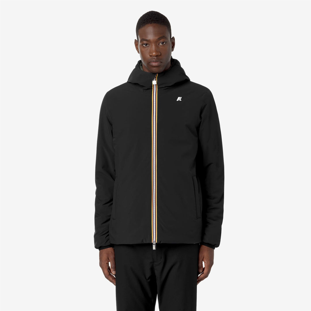 JACK ST WARM REVERSIBLE - Jackets - Short - MAN - BLACK PURE-GREEN BLACKISH main