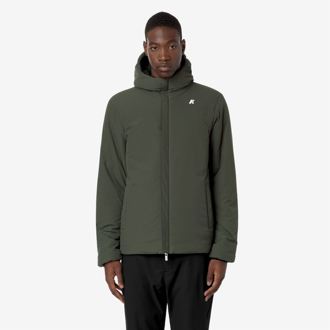 JACK ST WARM REVERSIBLE - Jackets - Short - MAN - BLACK PURE-GREEN BLACKISH main