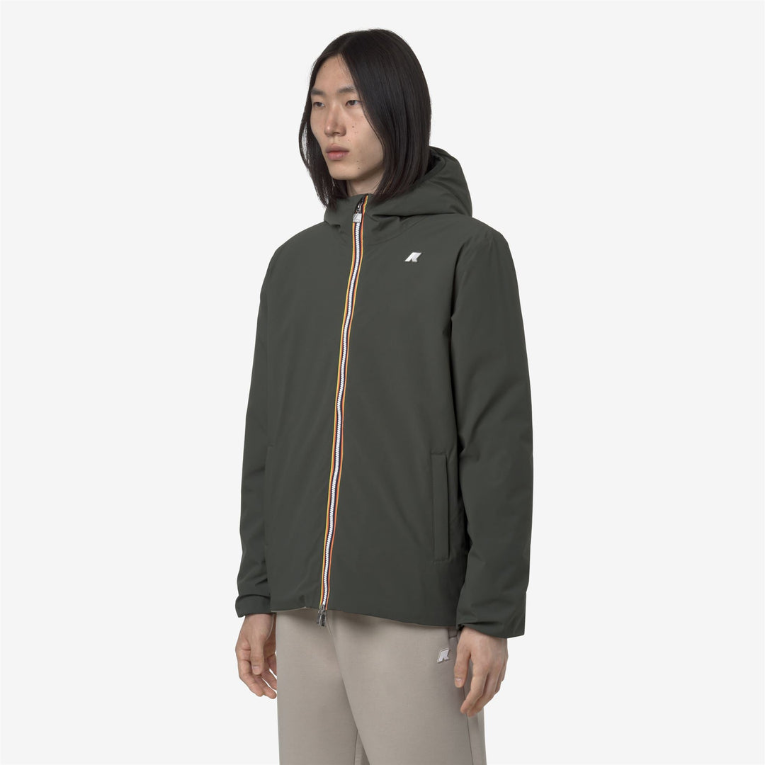 JACK ST WARM REVERSIBLE - Jackets - Short - MAN - GREEN BLACKISH-Green Oak main