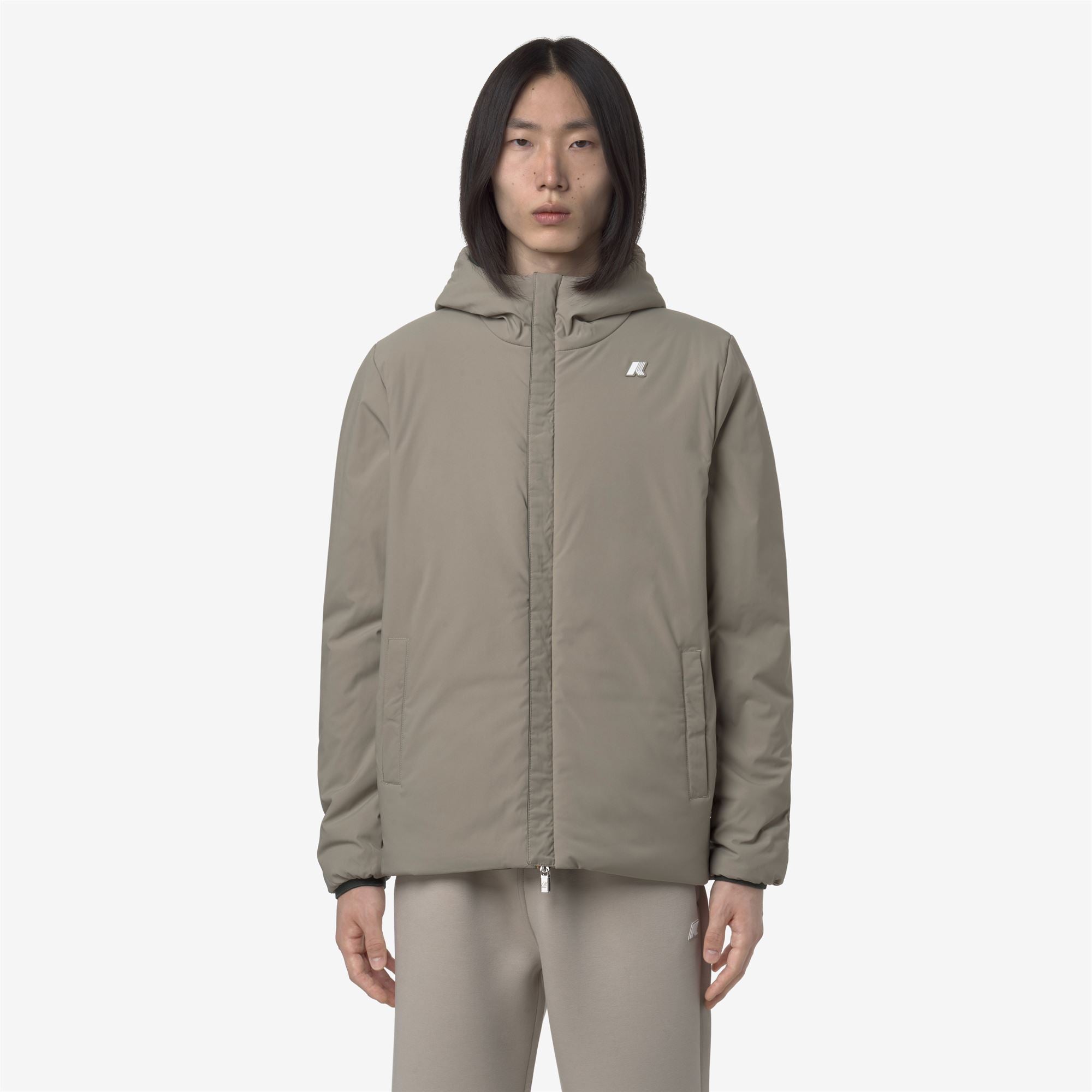 Jackets_MAN_JACK ST WARM DOUBLE_Short_GREEN BLACKISH  - Green Oak - Commercial 7