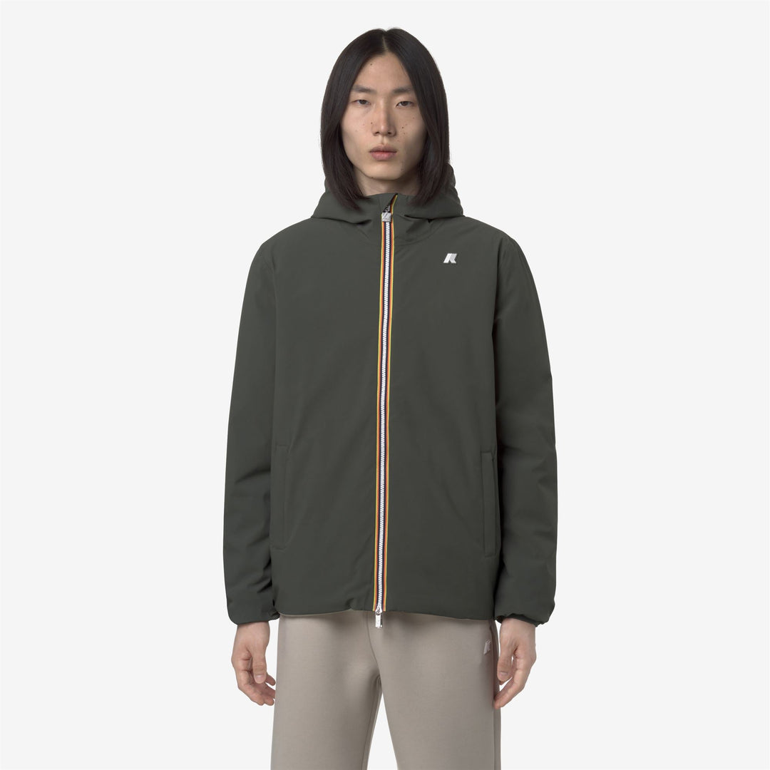 JACK ST WARM REVERSIBLE - Jackets - Short - MAN - GREEN BLACKISH-Green Oak main