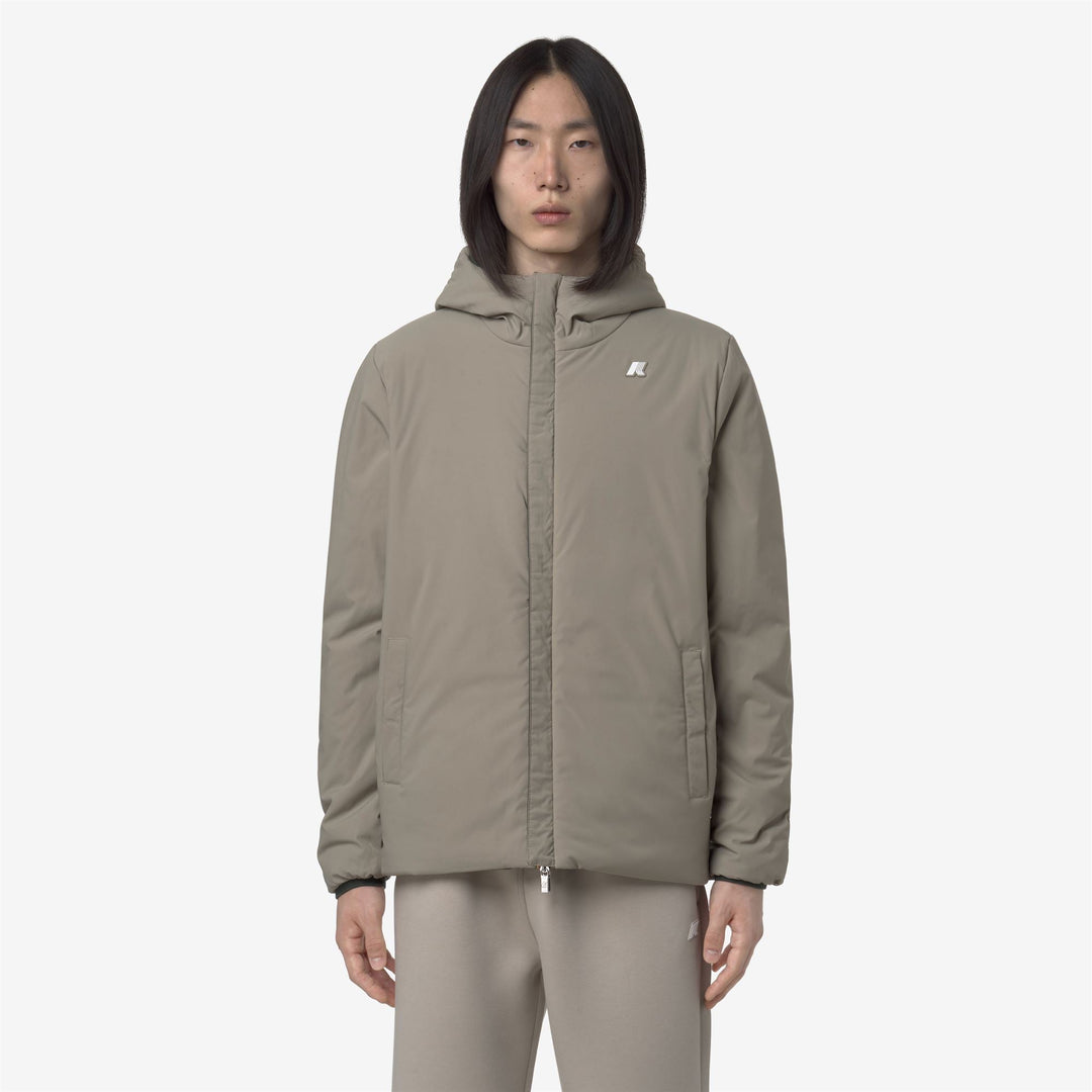 JACK ST WARM REVERSIBLE - Jackets - Short - MAN - GREEN BLACKISH-Green Oak main