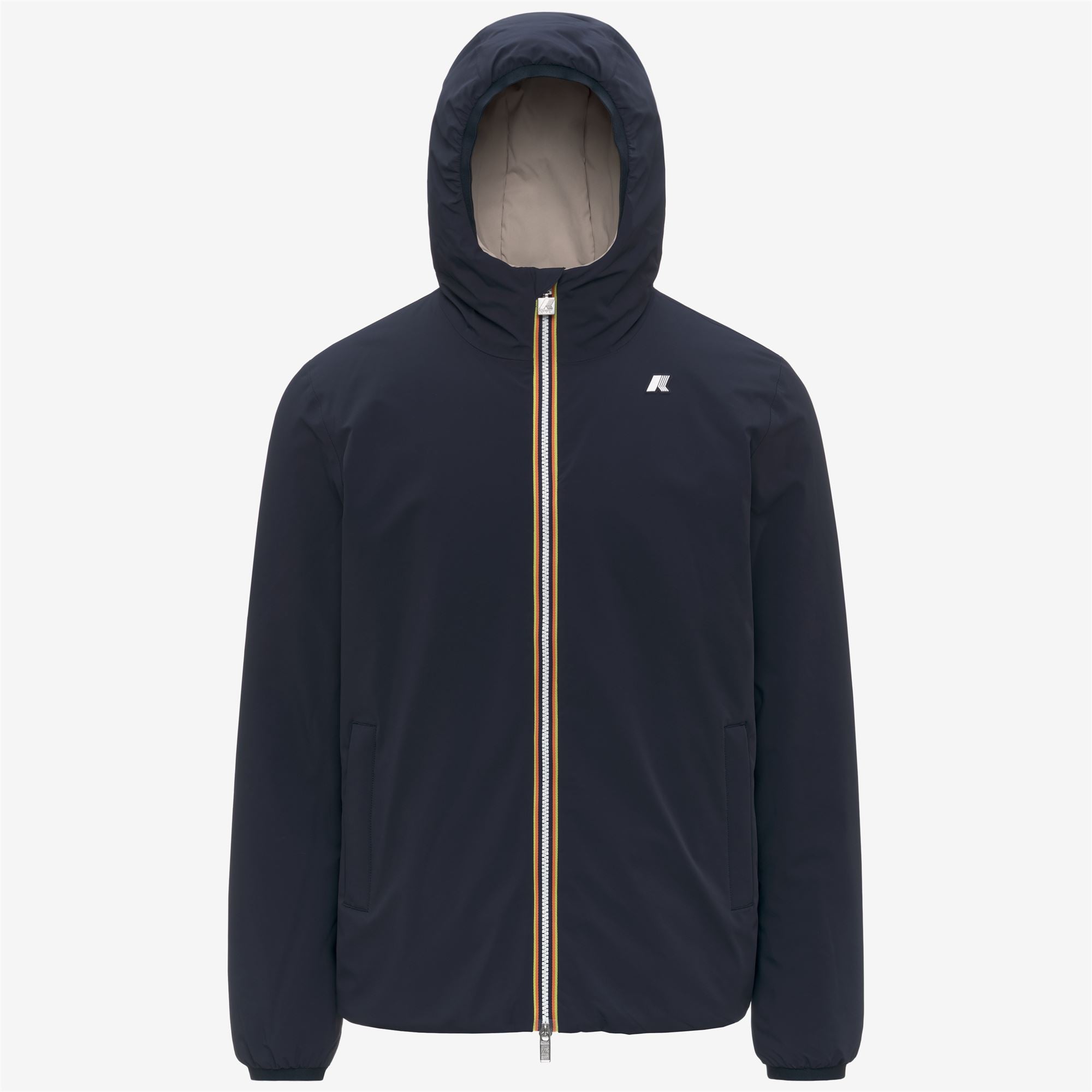 Jackets_MAN_JACK ST WARM DOUBLE_Short_Blue Depth - Beige Cashmere - Commercial 1