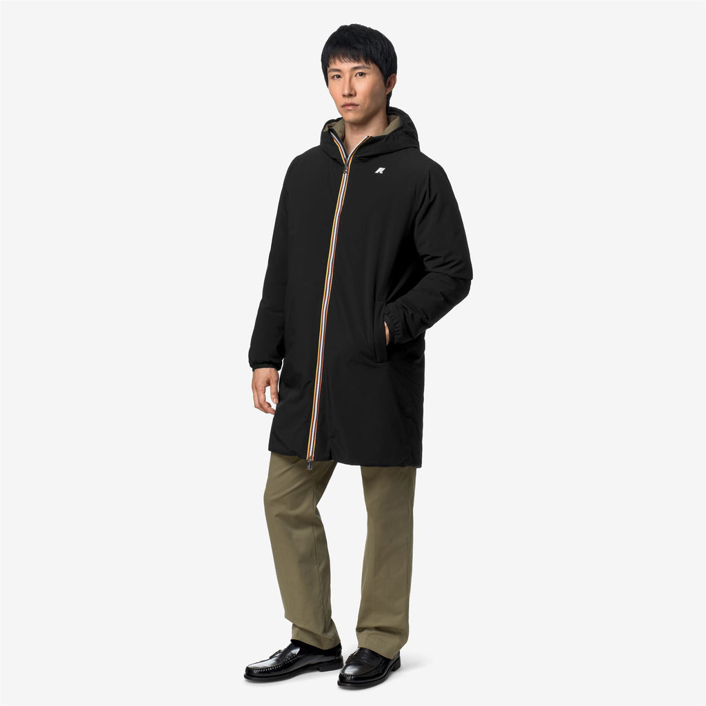 Jackets_Man_JACOB ST WARM DOUBLE_3/4 Length_Black Pure - Green Army - Commercial 7