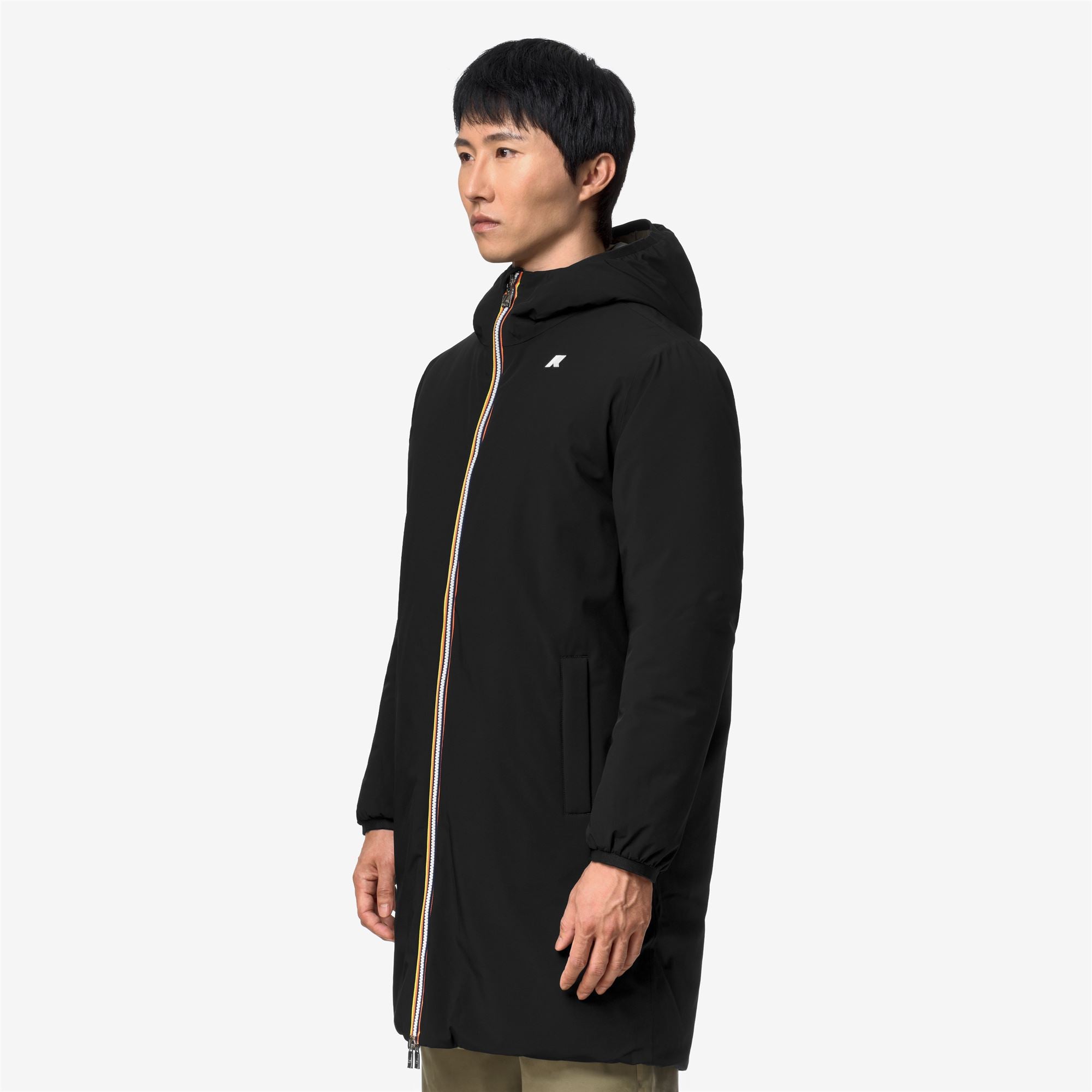 Jackets_Man_JACOB ST WARM DOUBLE_3/4 Length_Black Pure - Green Army - Commercial 5