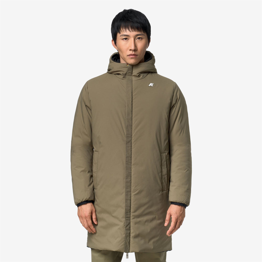 Jackets_Man_JACOB ST WARM DOUBLE_3/4 Length_Black Pure - Green Army - Commercial 3