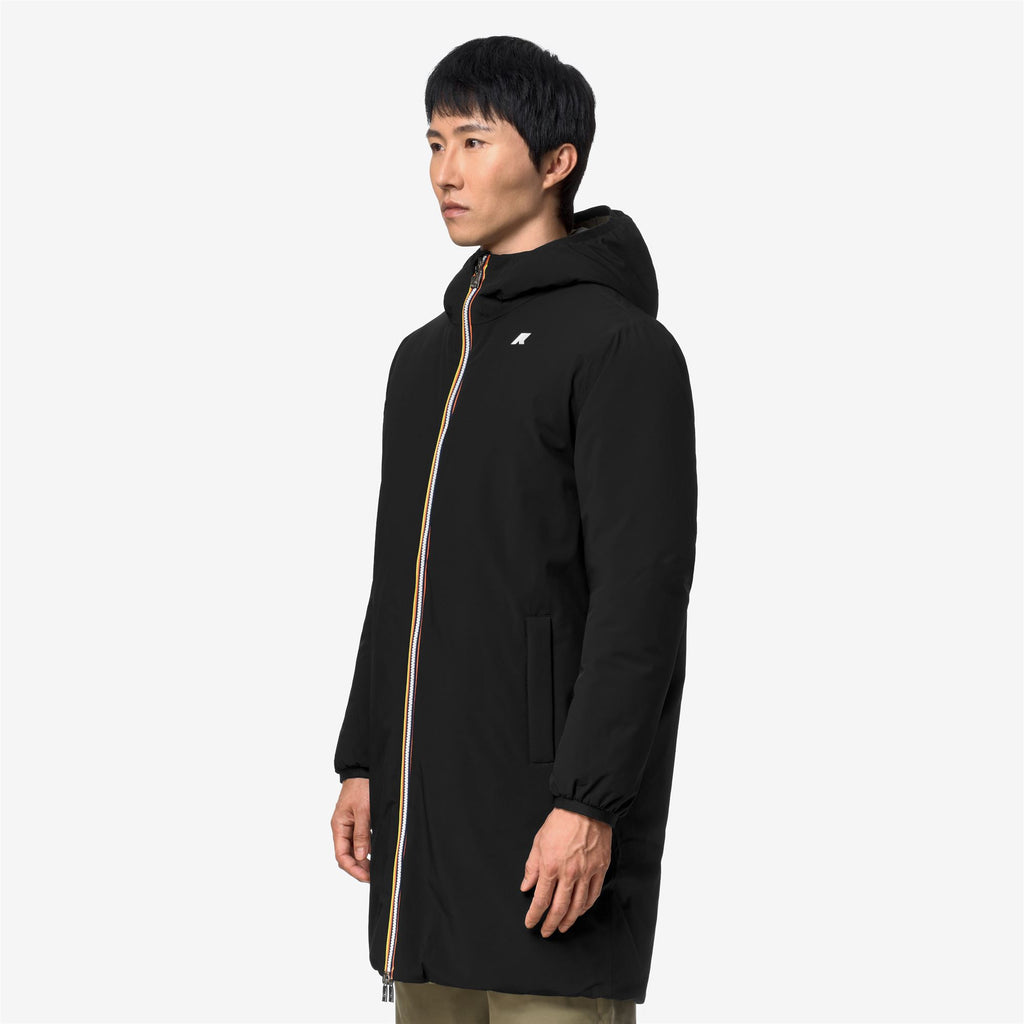 Jackets_Man_JACOB ST WARM DOUBLE_3/4 Length_Black Pure - Green Army - Commercial 5